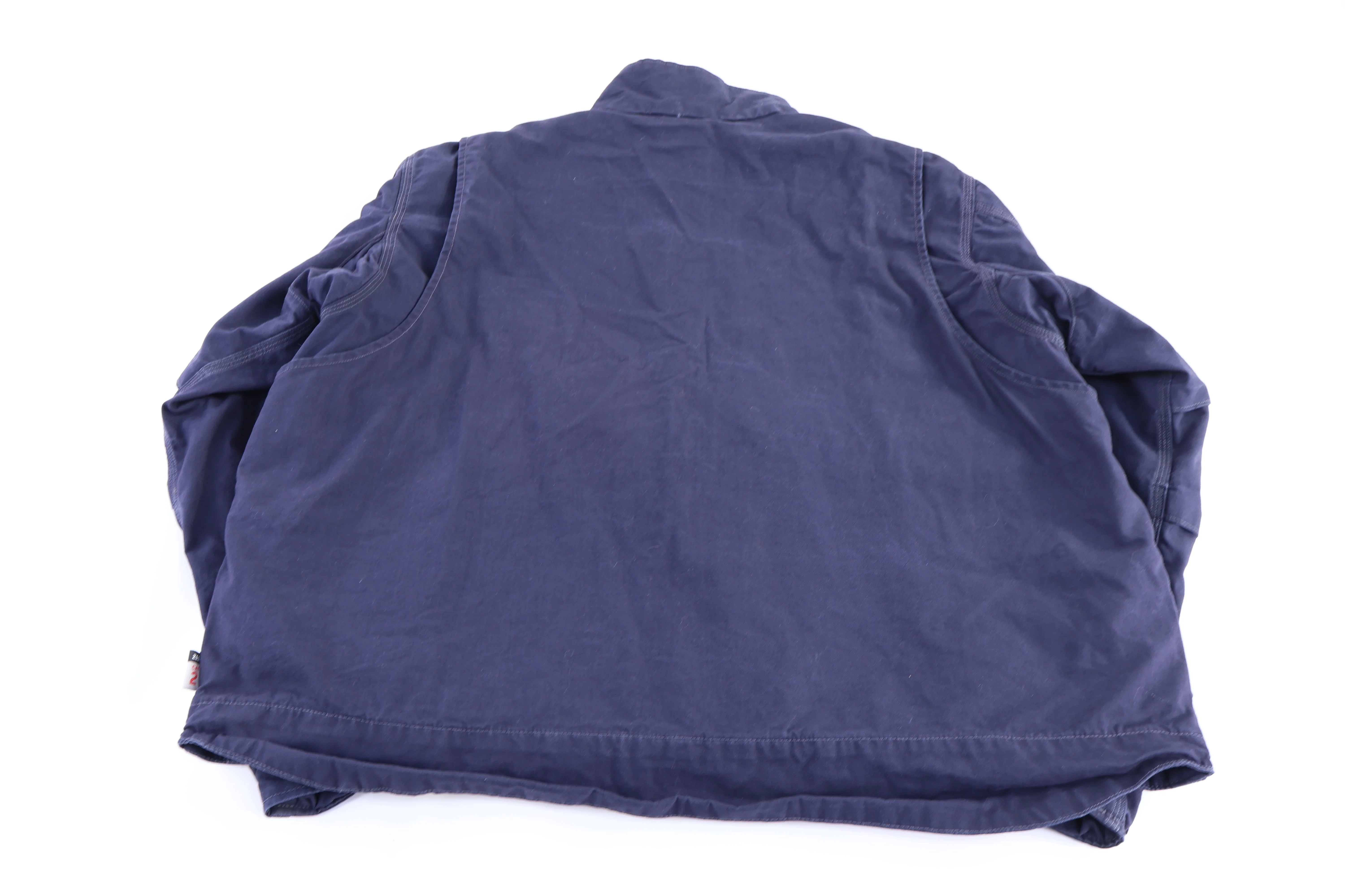 Carhartt Logo Patch Blue Full Zip Jacket - Image 3
