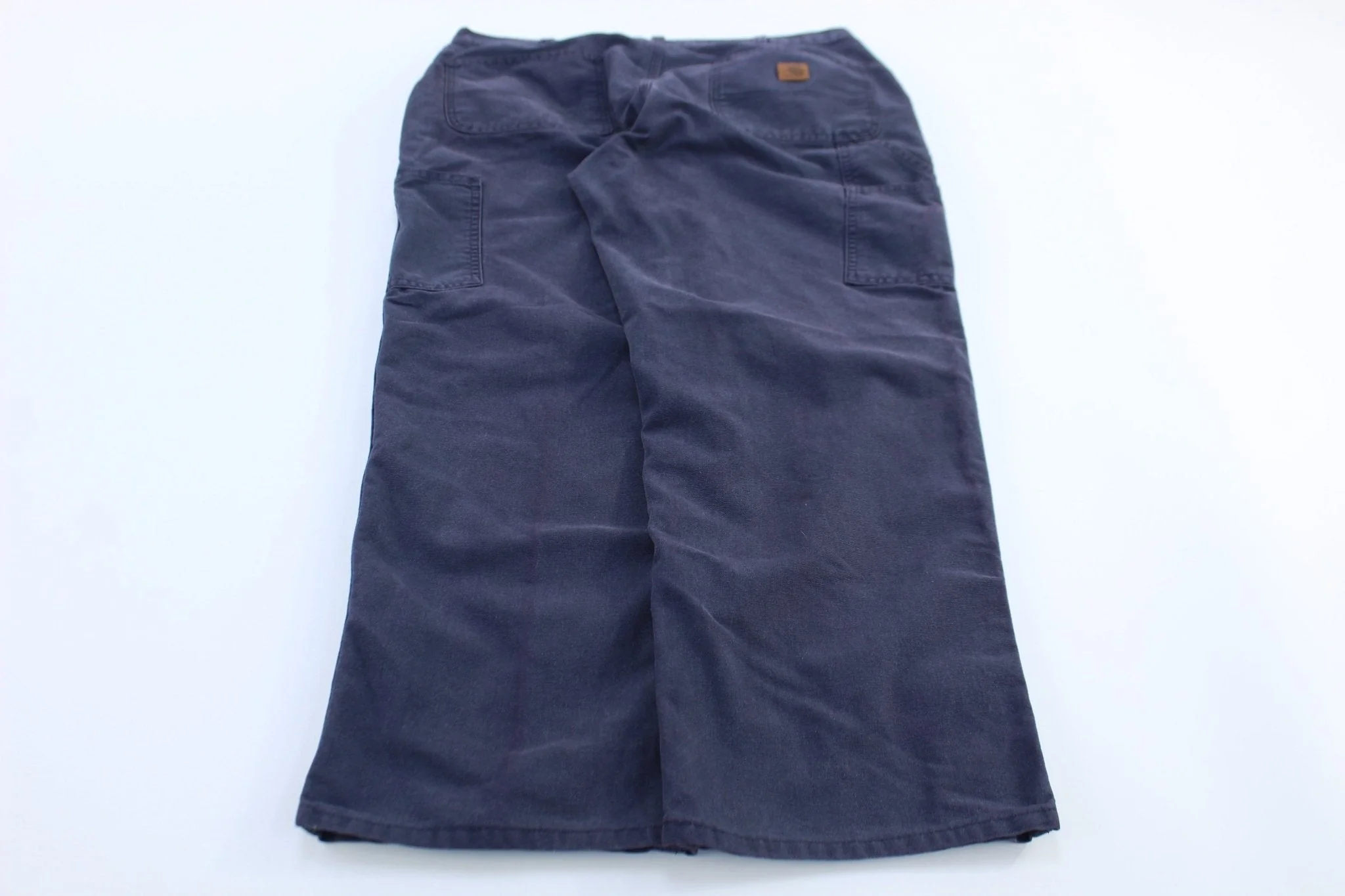 Carhartt Logo Patch Blue Pants - Image 2