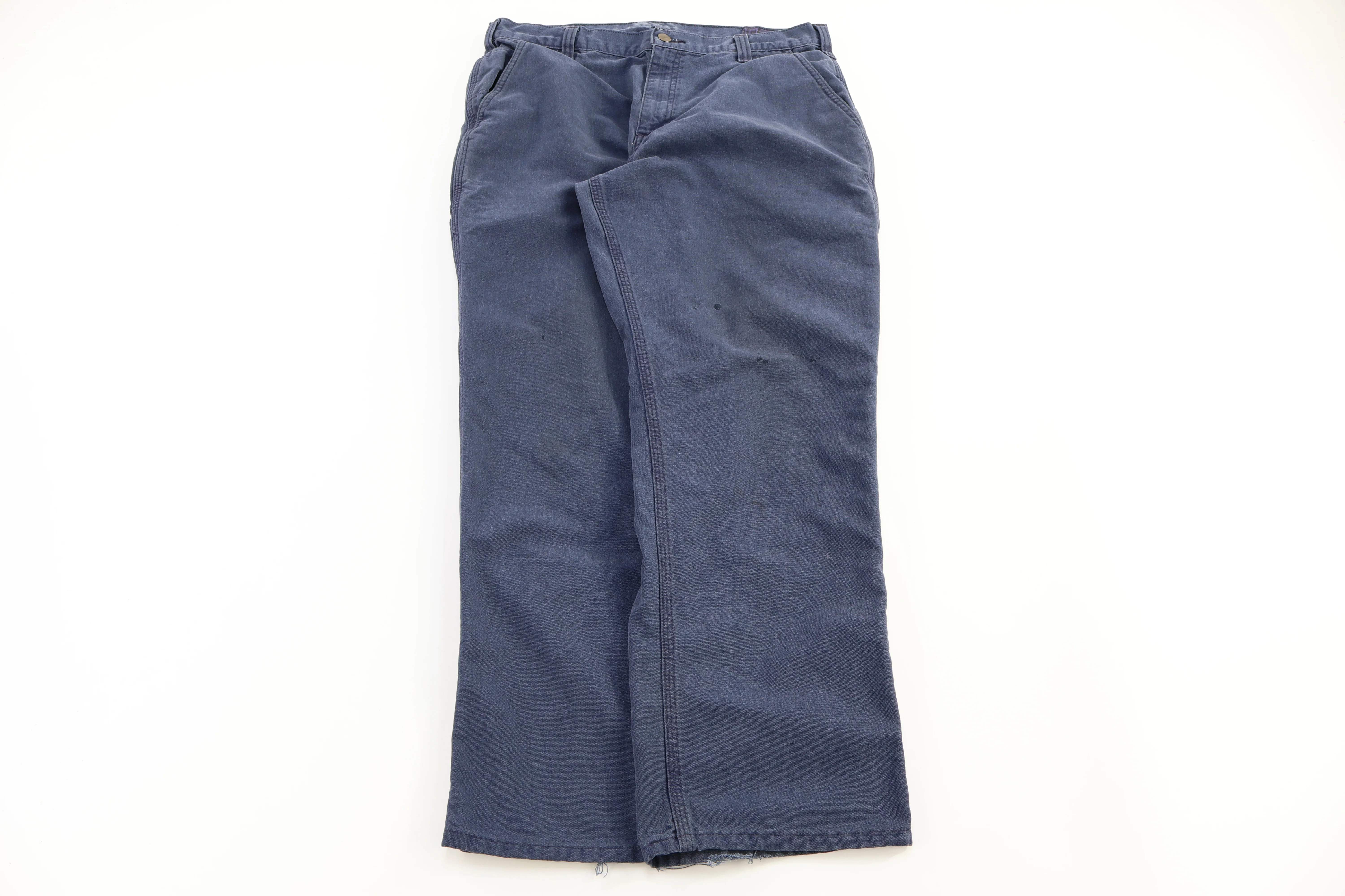 Carhartt Logo Patch Blue Pants