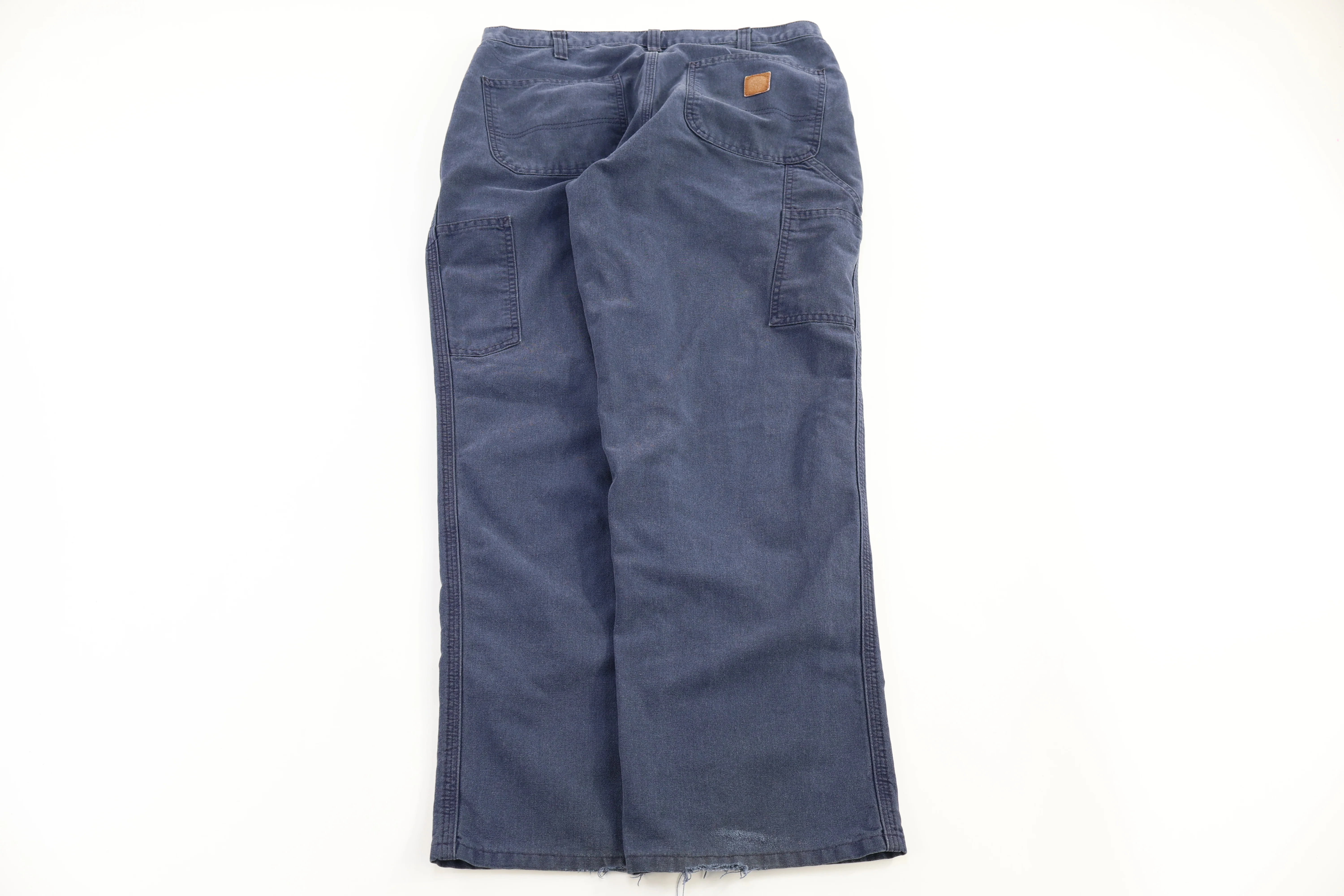 Carhartt Logo Patch Blue Pants - Image 2