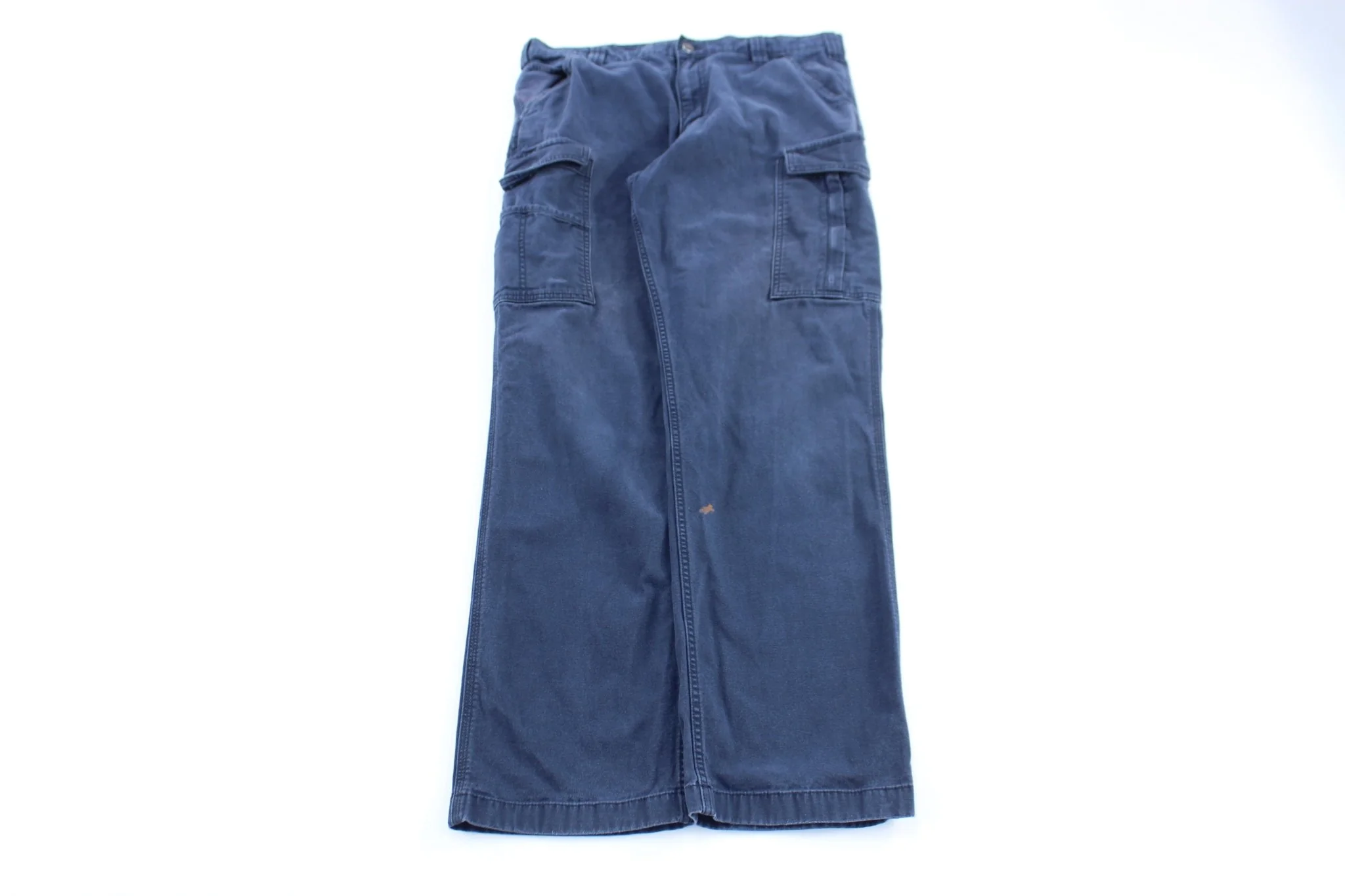 Carhartt Logo Patch Blue Relaxed Fit Pants