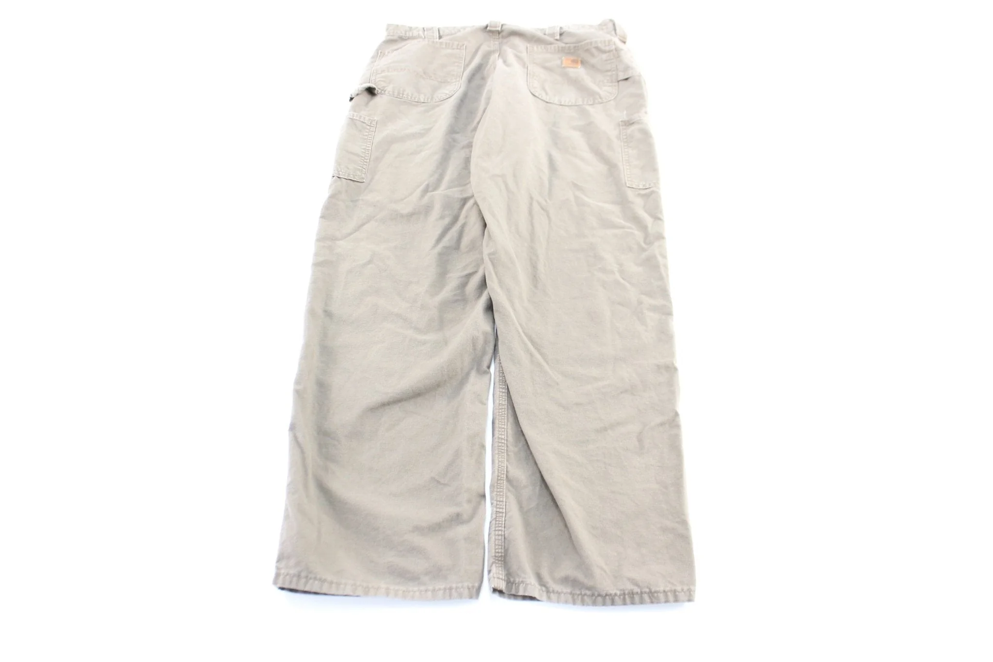 Carhartt Logo Patch Brown Carpenter Pants - Image 2