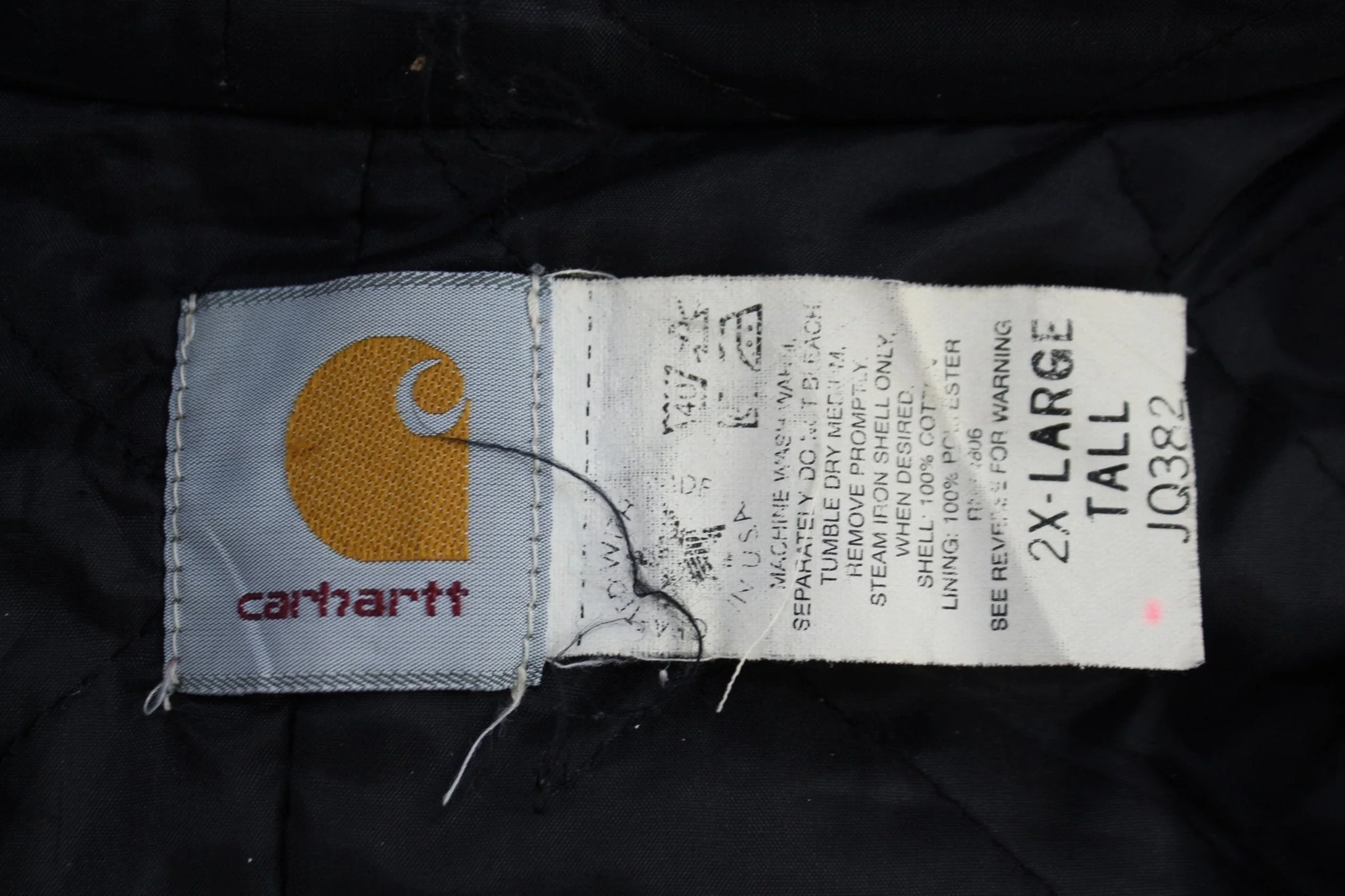 Carhartt Logo Patch Brown Full Zip Jacket - Image 4
