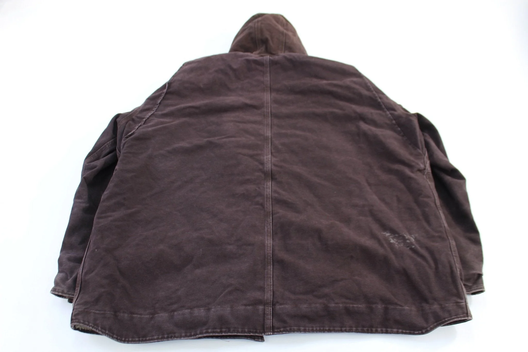 Carhartt Logo Patch Brown Full Zip Jacket - Image 2