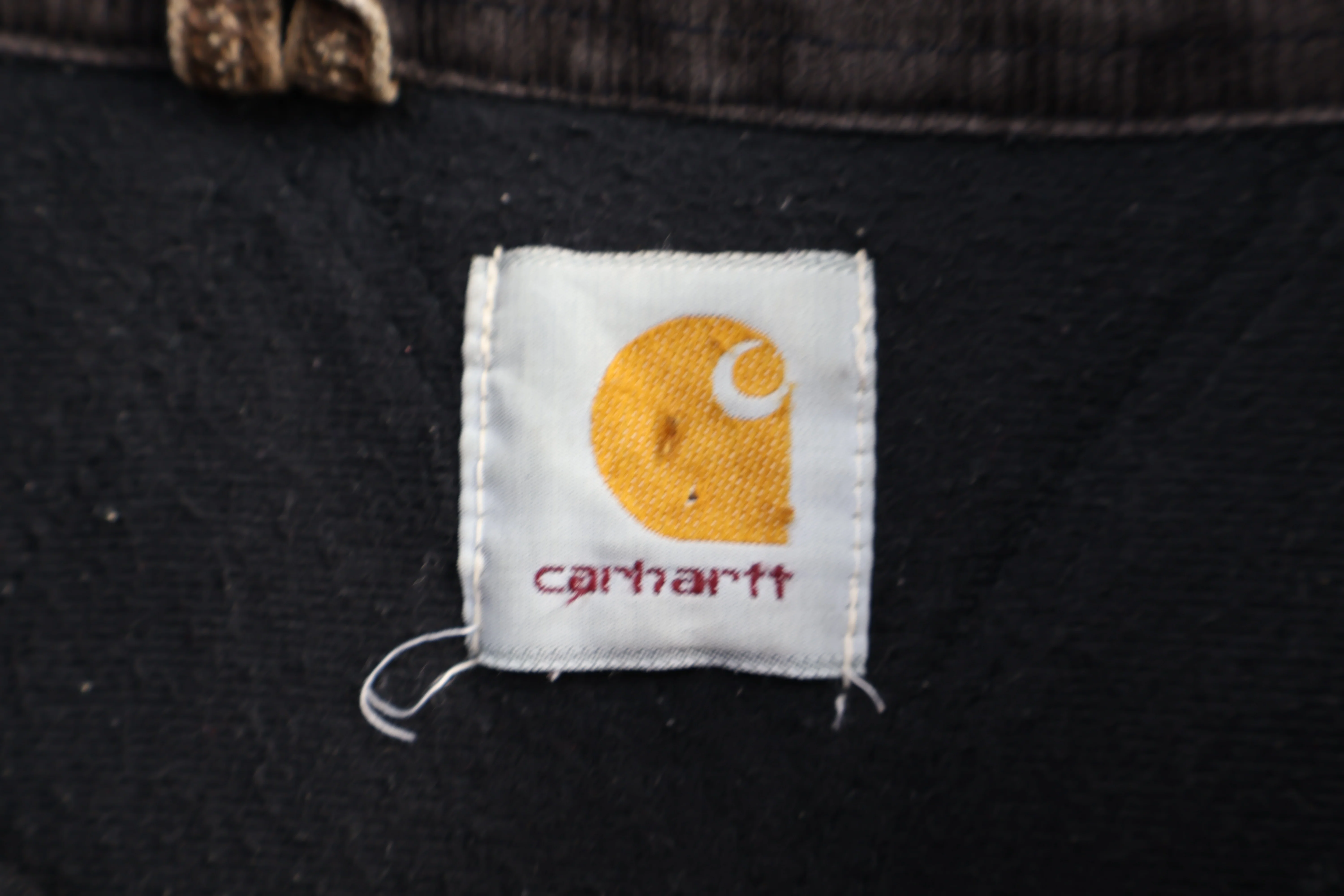 Carhartt Logo Patch Brown Full Zip Santa Fe Jacket - Image 3