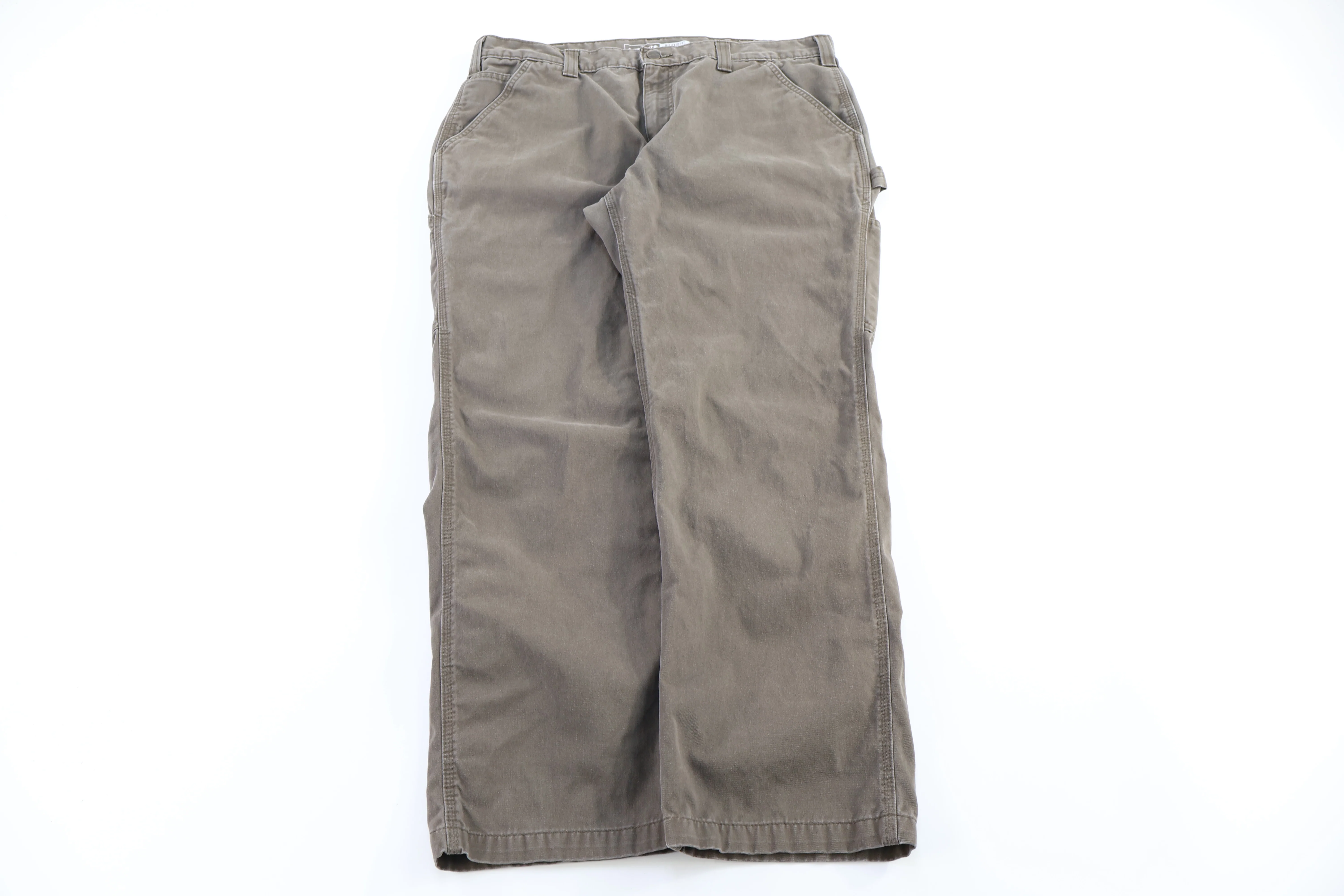 Carhartt Logo Patch Brown Pants