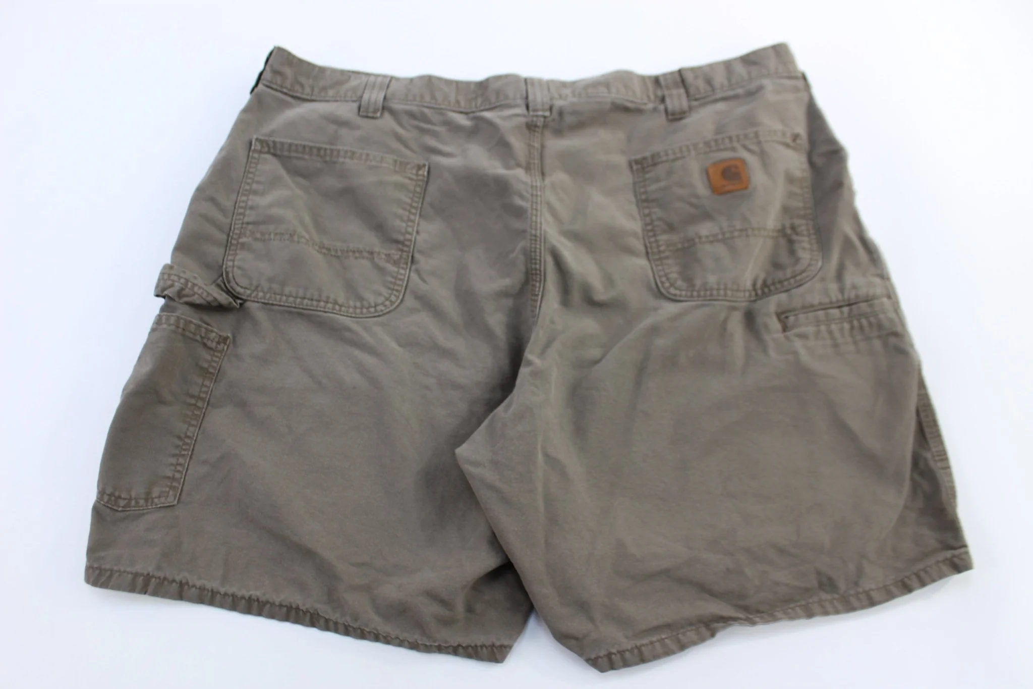 Carhartt Logo Patch Brown Shorts