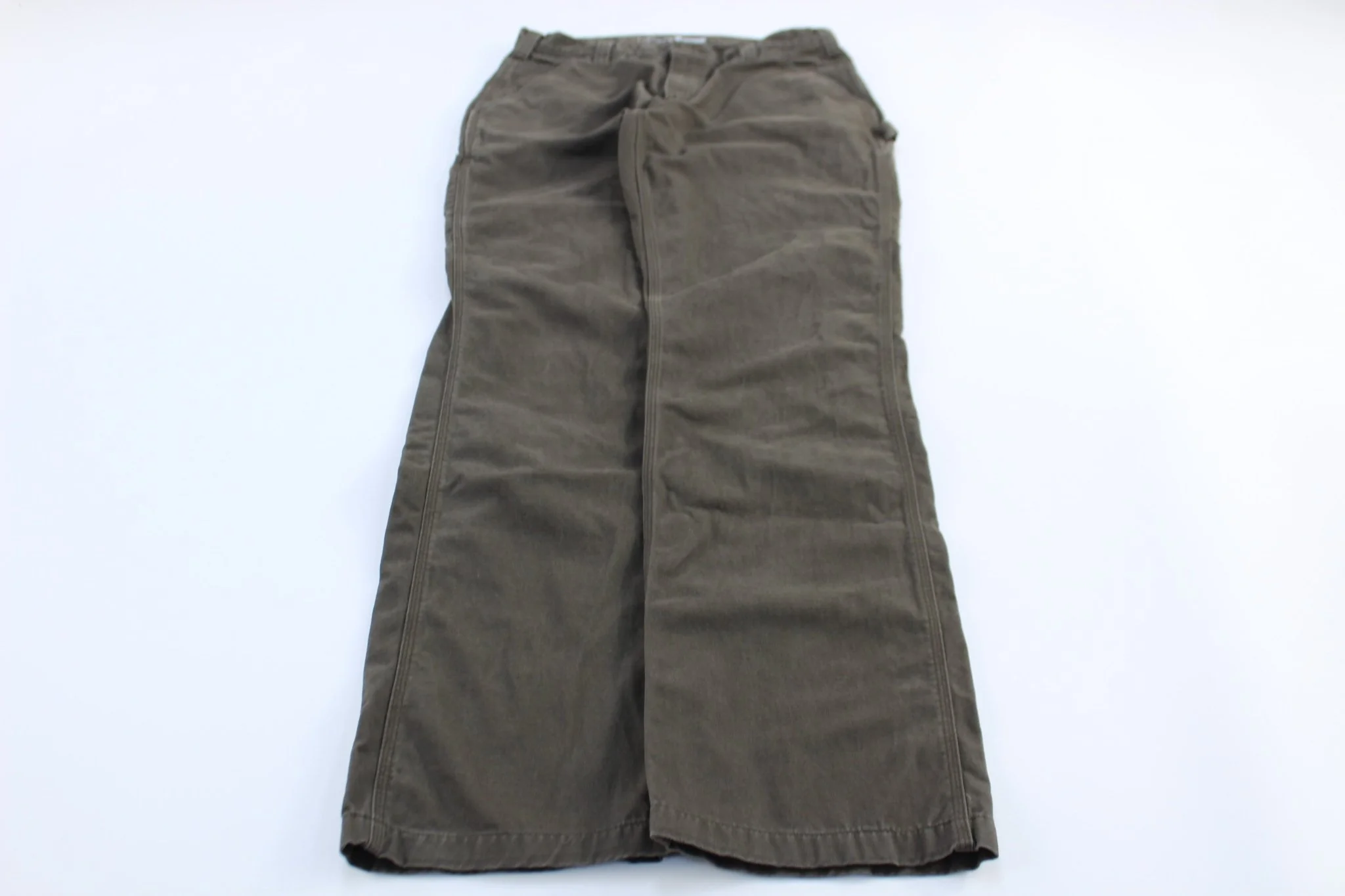 Carhartt Logo Patch Dark Coffee Relaxed Fit Pants