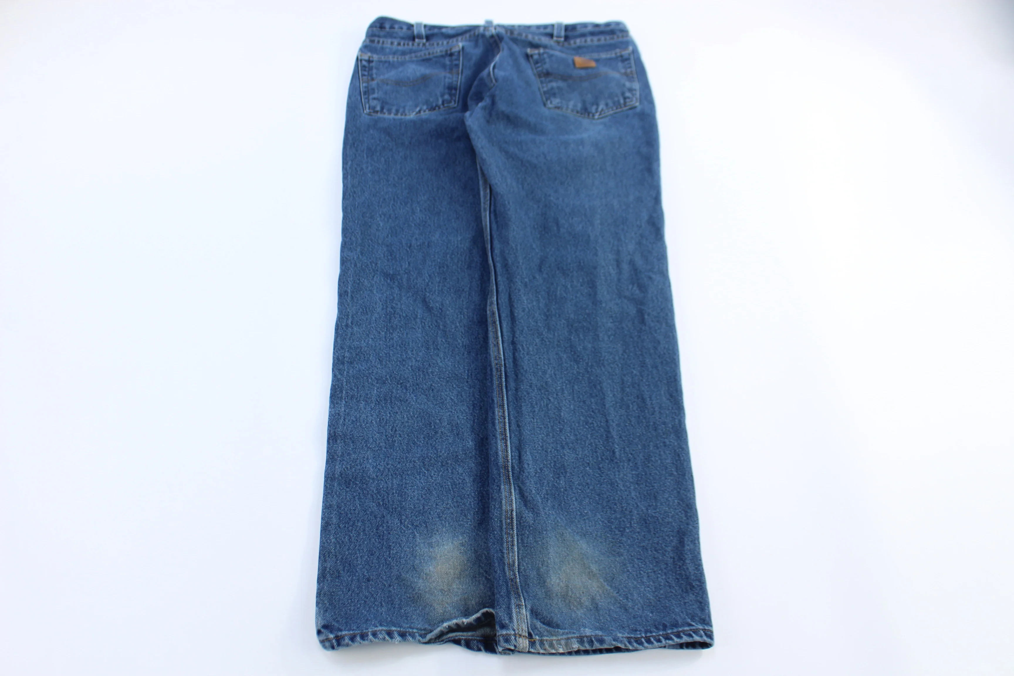 Carhartt Logo Patch Dark Denim Jeans - Image 2