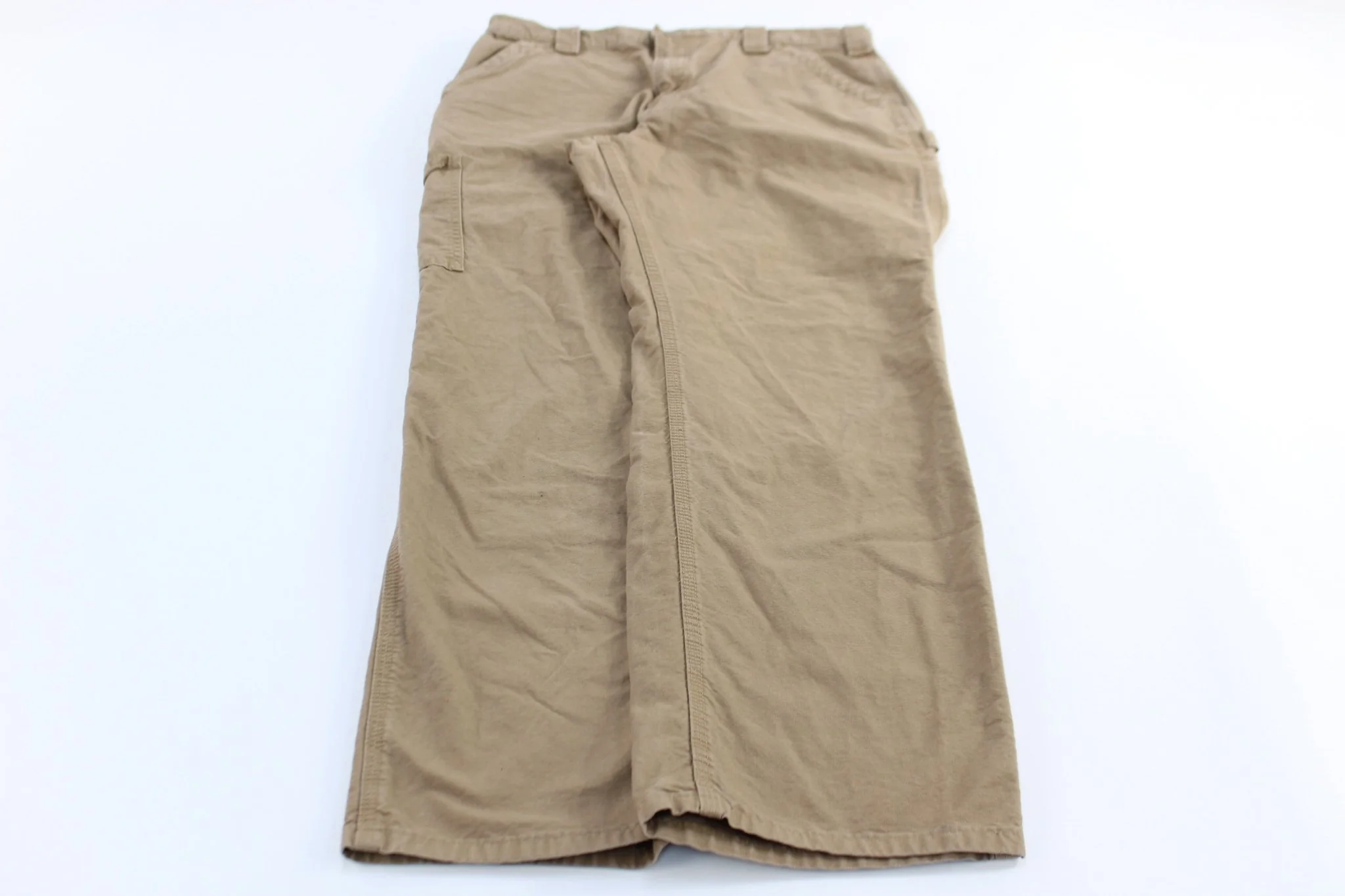 Carhartt Logo Patch Dark Khaki Dunagree Fit Pants