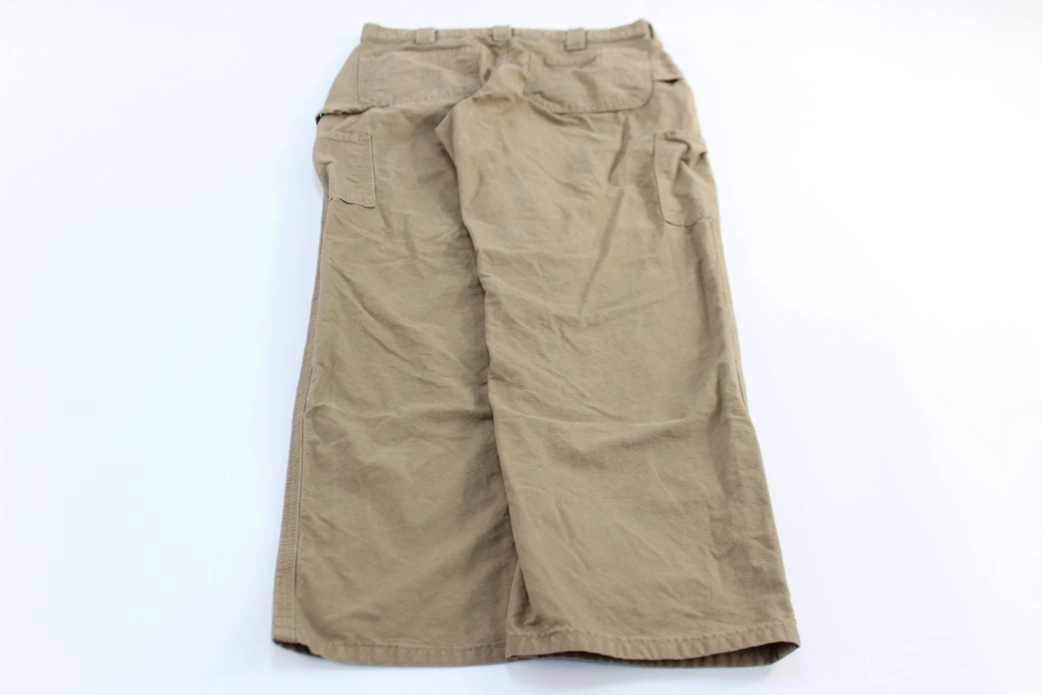 Carhartt Logo Patch Dark Khaki Dunagree Fit Pants - Image 2