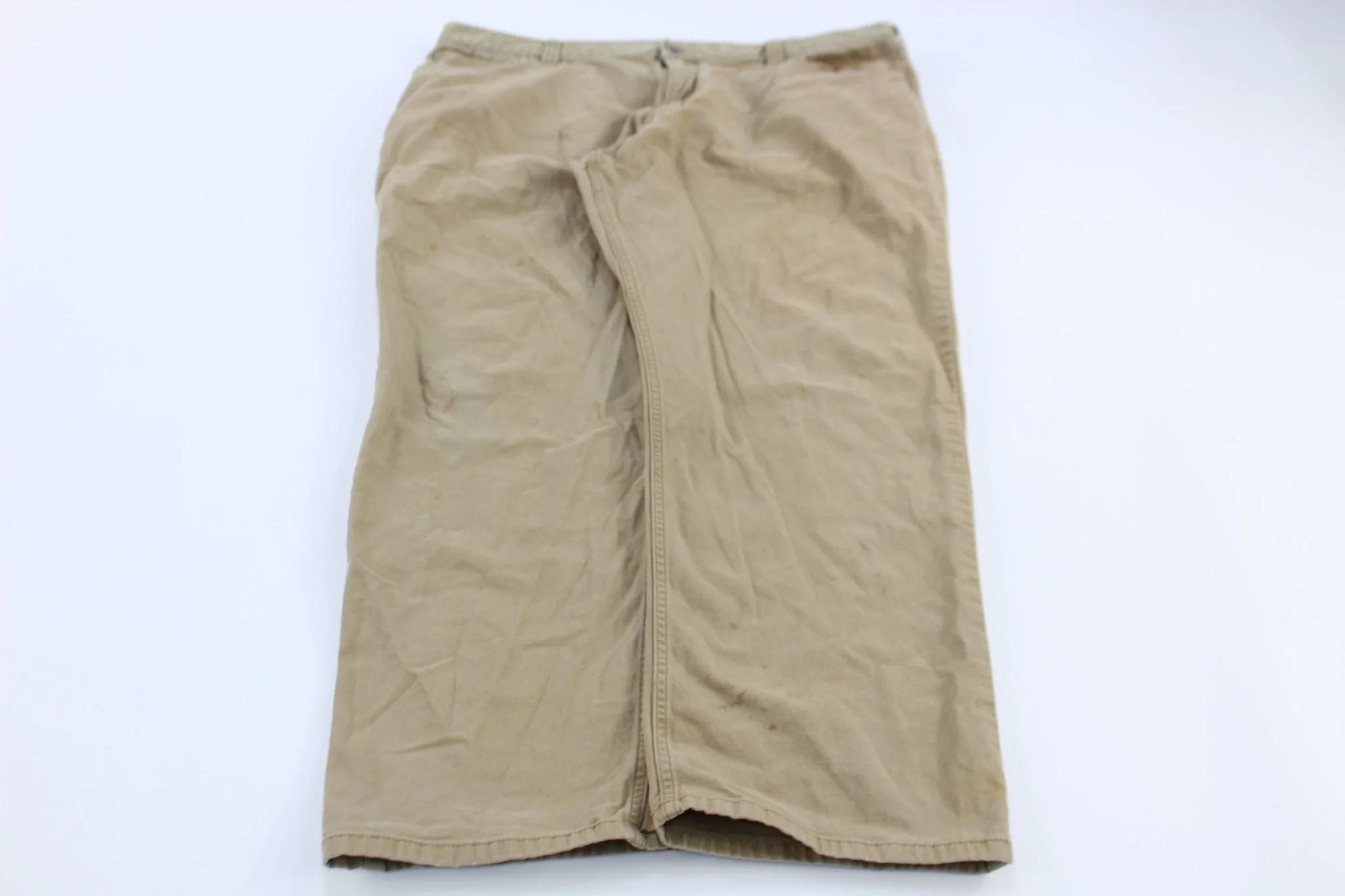 Carhartt Logo Patch Dark Khaki Relaxed Fit Pants