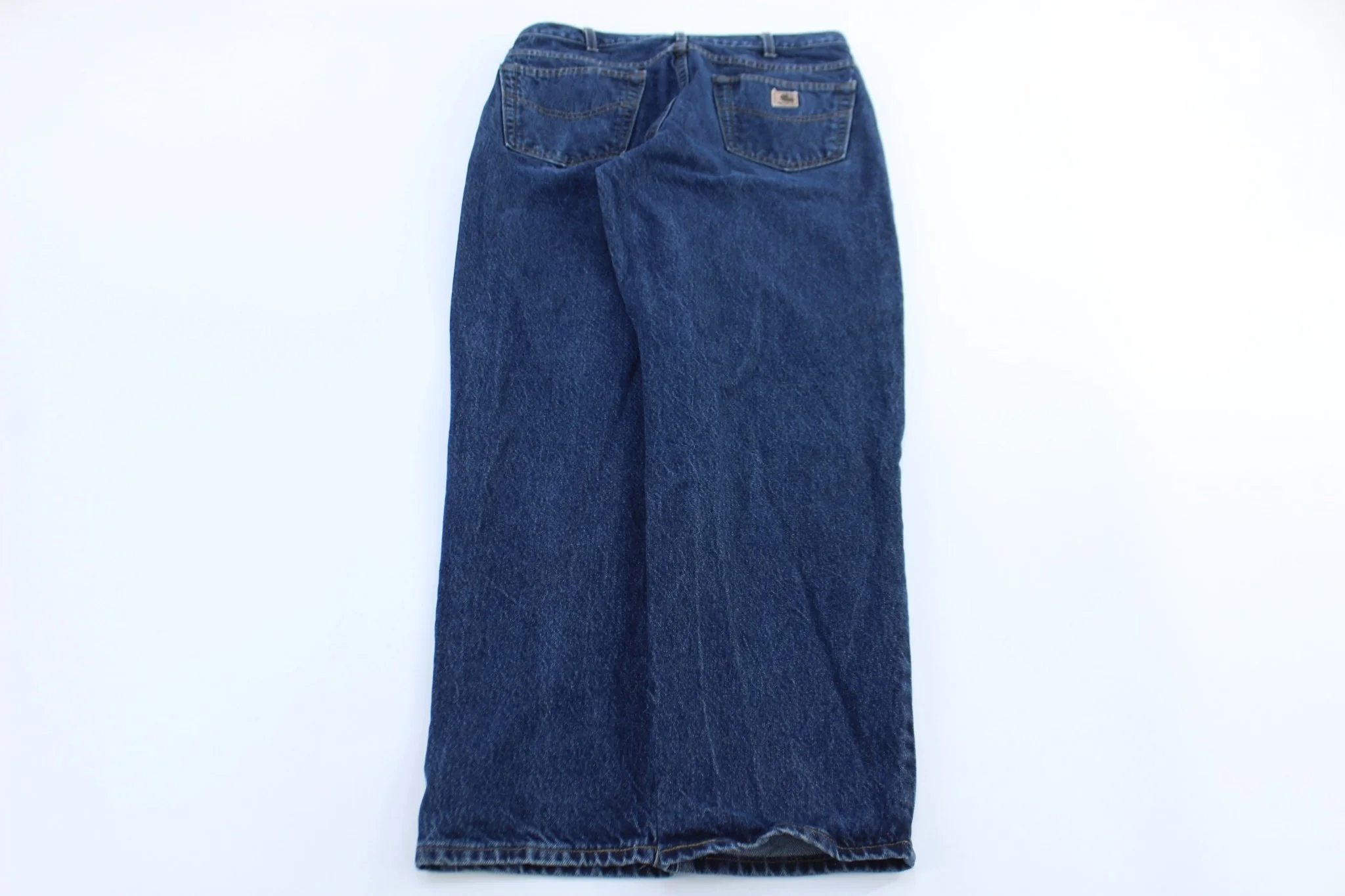 Carhartt Logo Patch Dark Wash Denim Jeans
