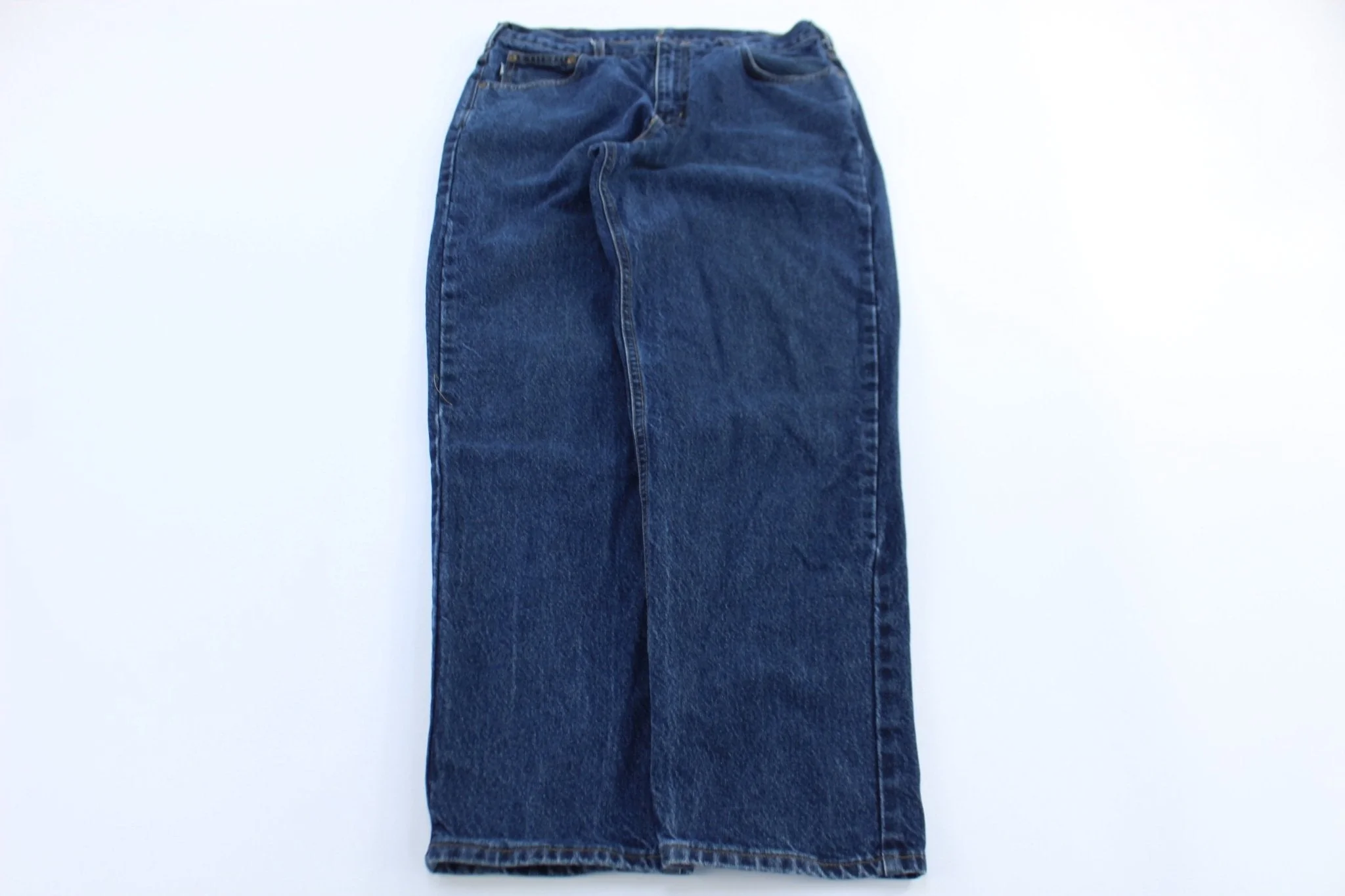Carhartt Logo Patch Dark Wash Denim Jeans - Image 2