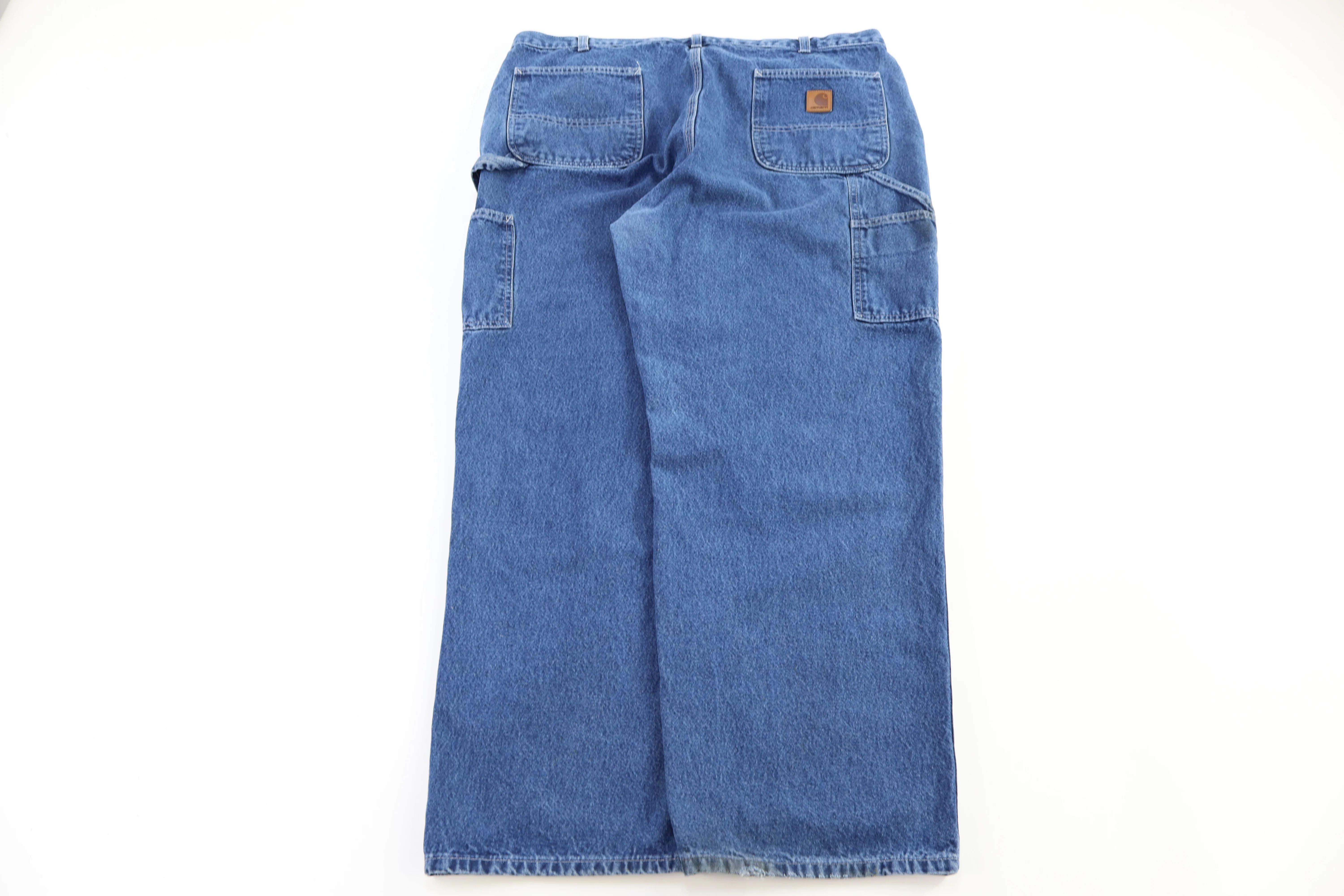 Carhartt Logo Patch Dark Wash Denim Jeans