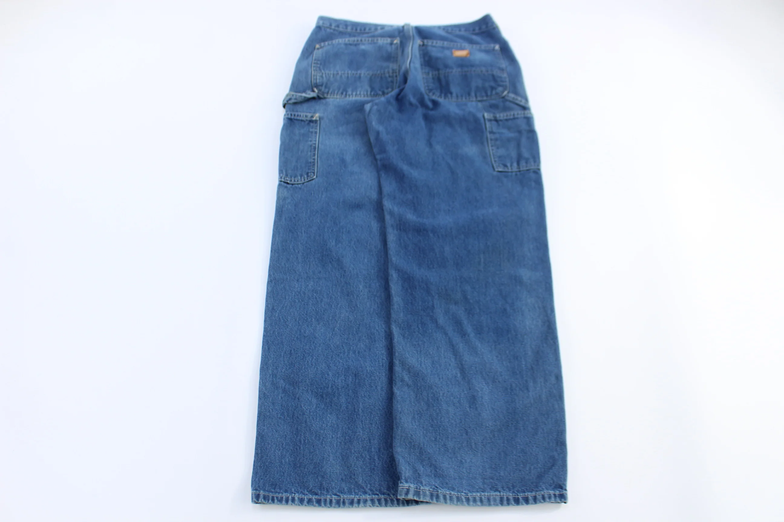 Carhartt Logo Patch Dark Wash Denim Jeans - Image 2