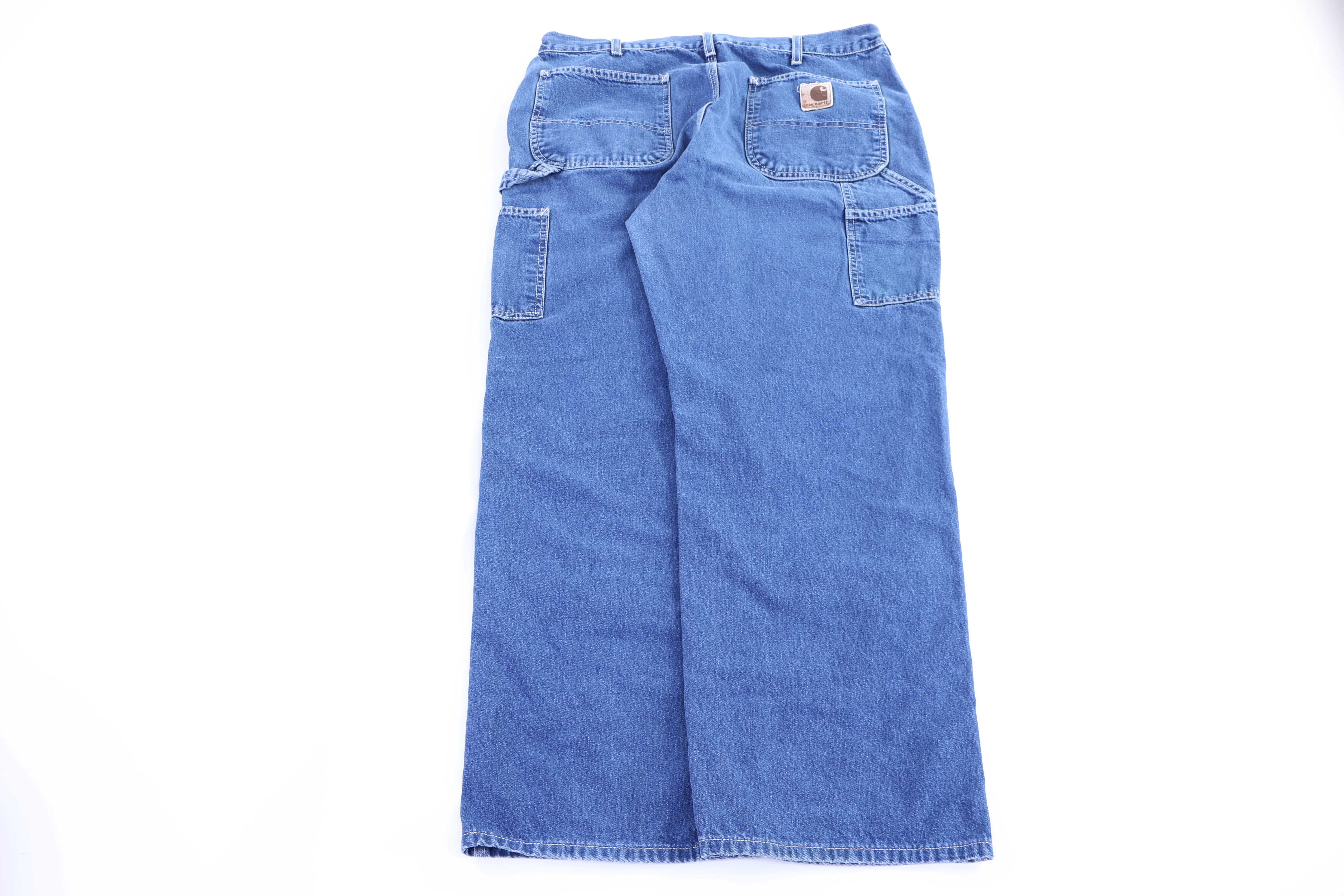 Carhartt Logo Patch Dark Wash Denim Jeans - Image 2