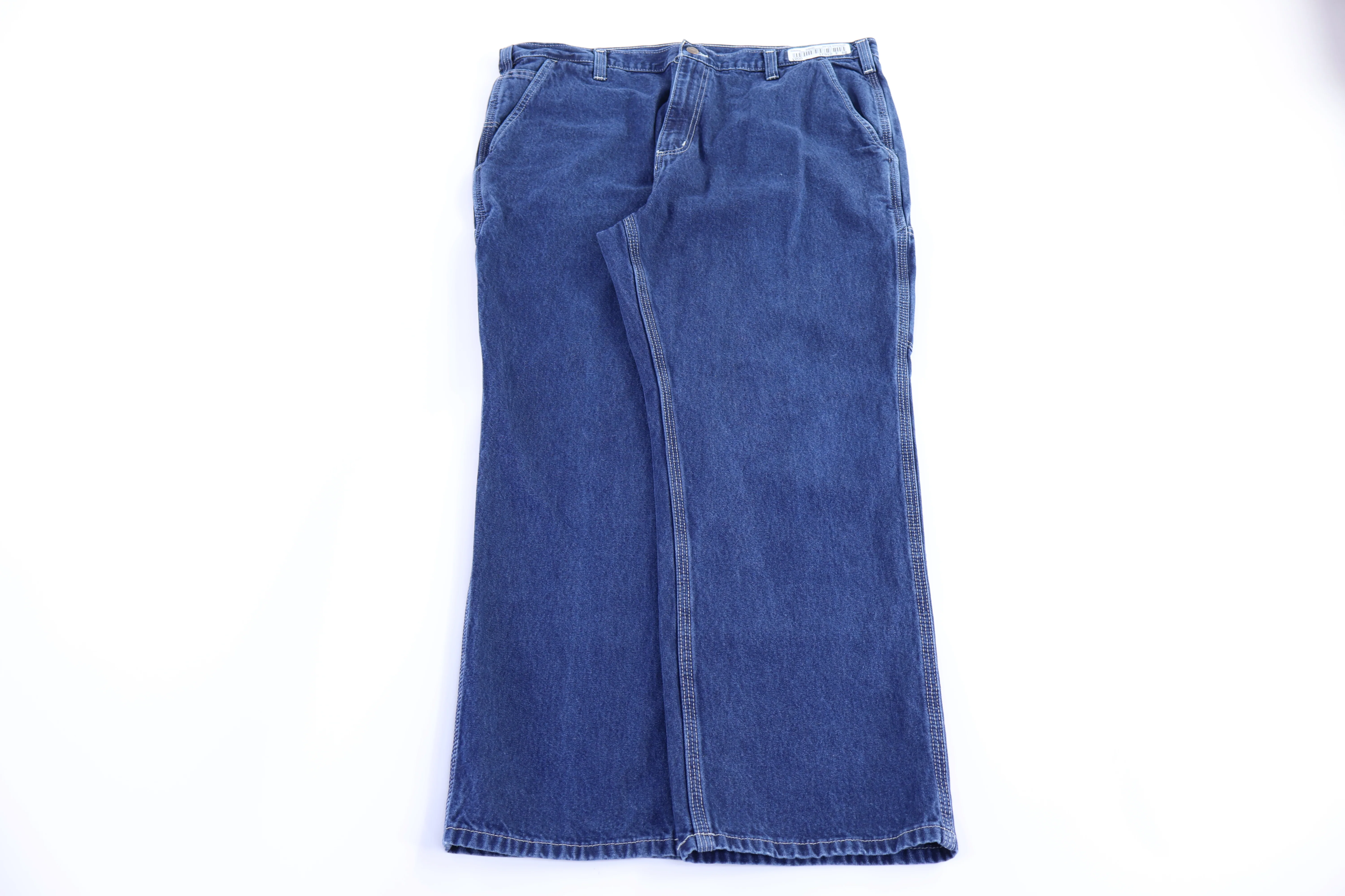 Carhartt Logo Patch Dark Wash Jeans - Image 2