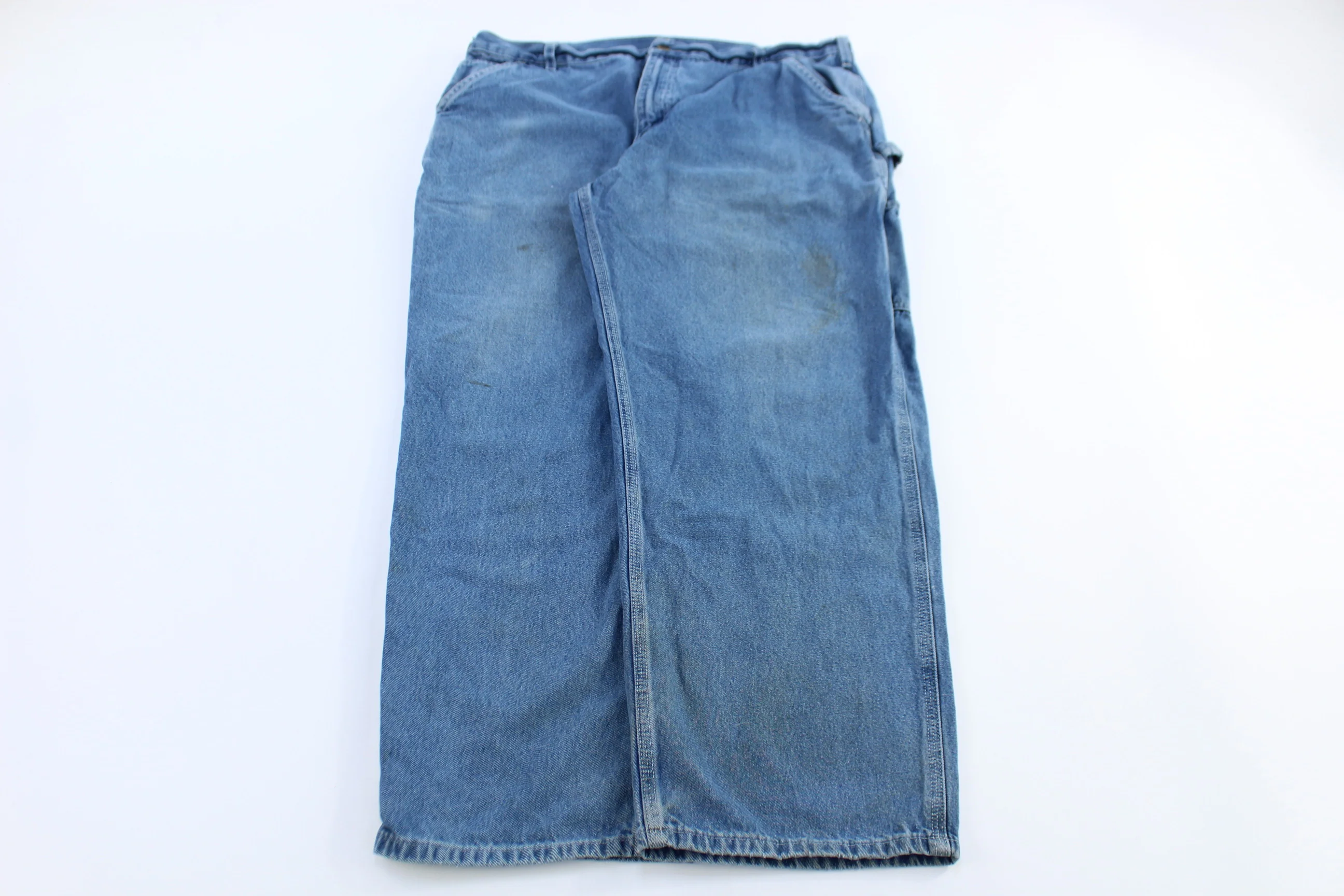 Carhartt Logo Patch Denim Pants - Image 2