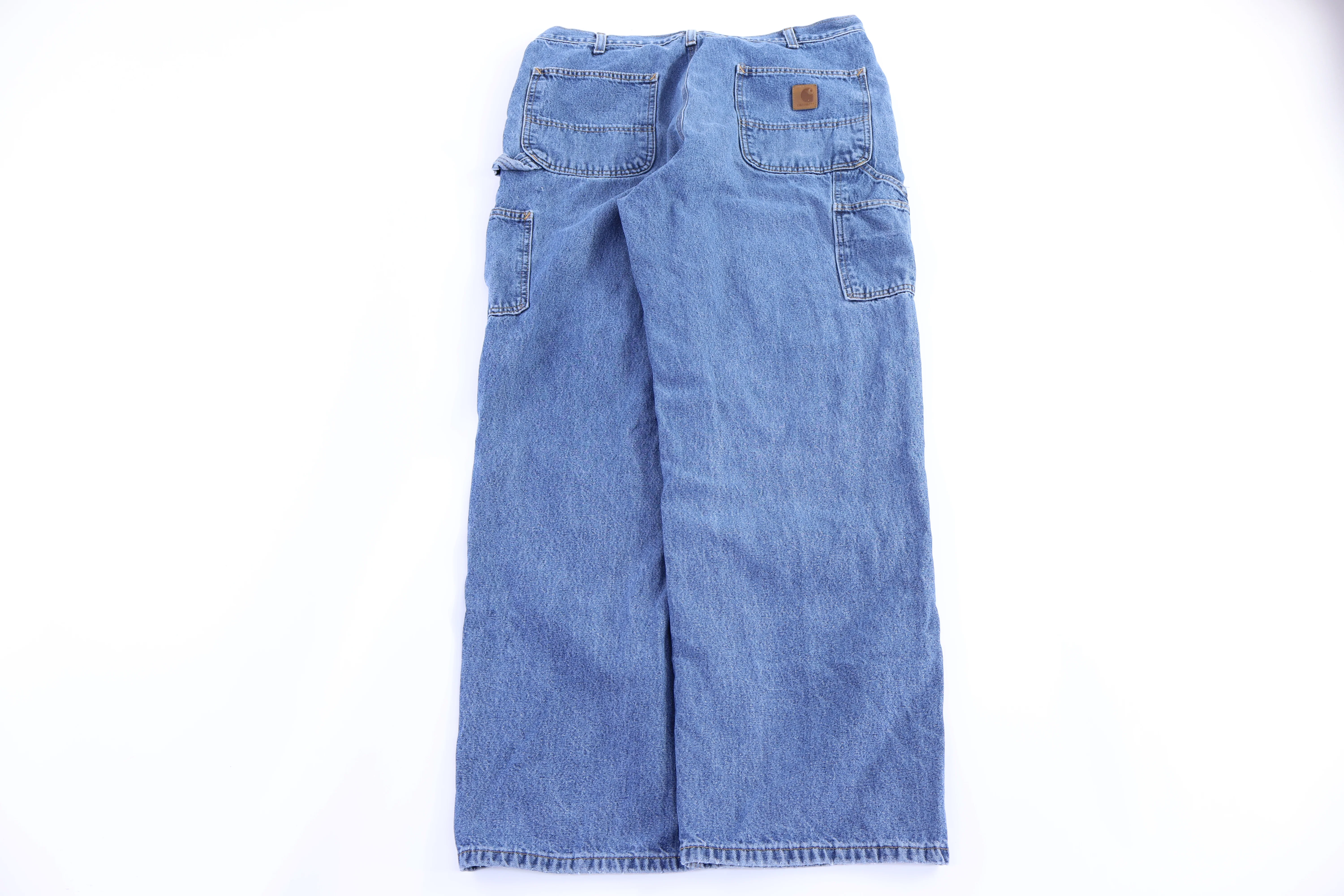 Carhartt Logo Patch Denim Pants - Image 2