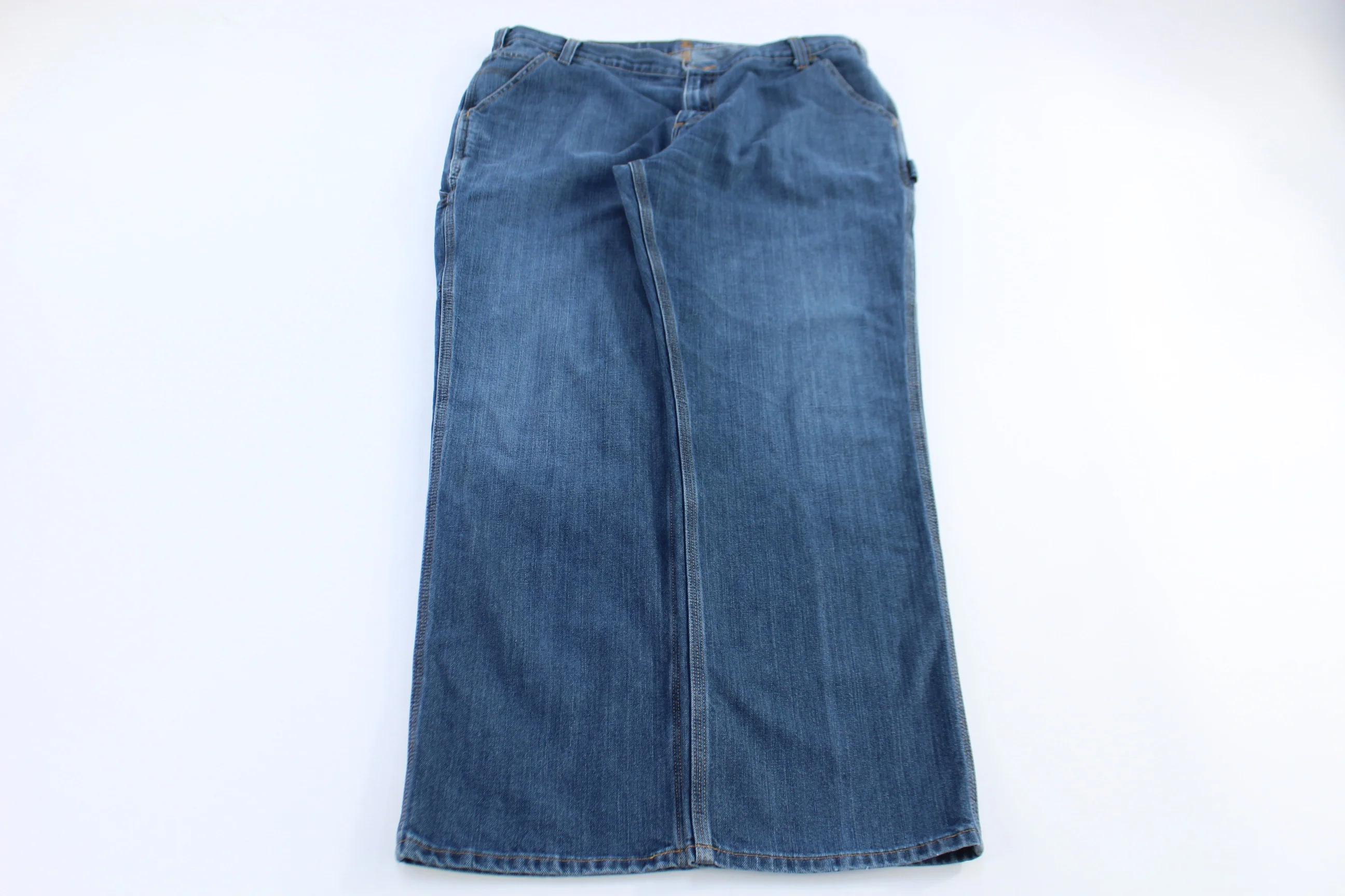 Carhartt Logo Patch Denim Relaxed Fit Jeans