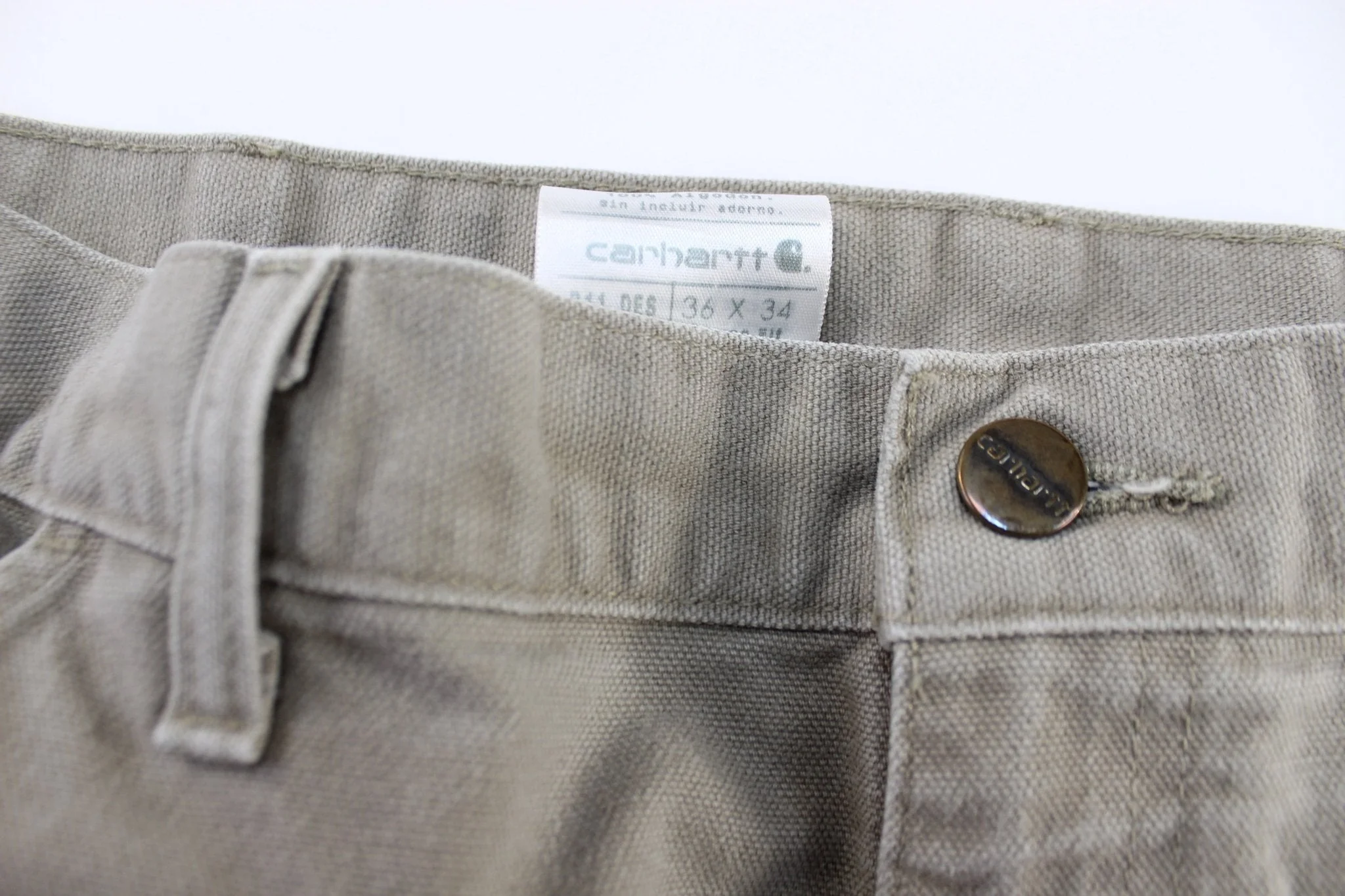 Carhartt Logo Patch Desert Carpenter Pants - Image 4