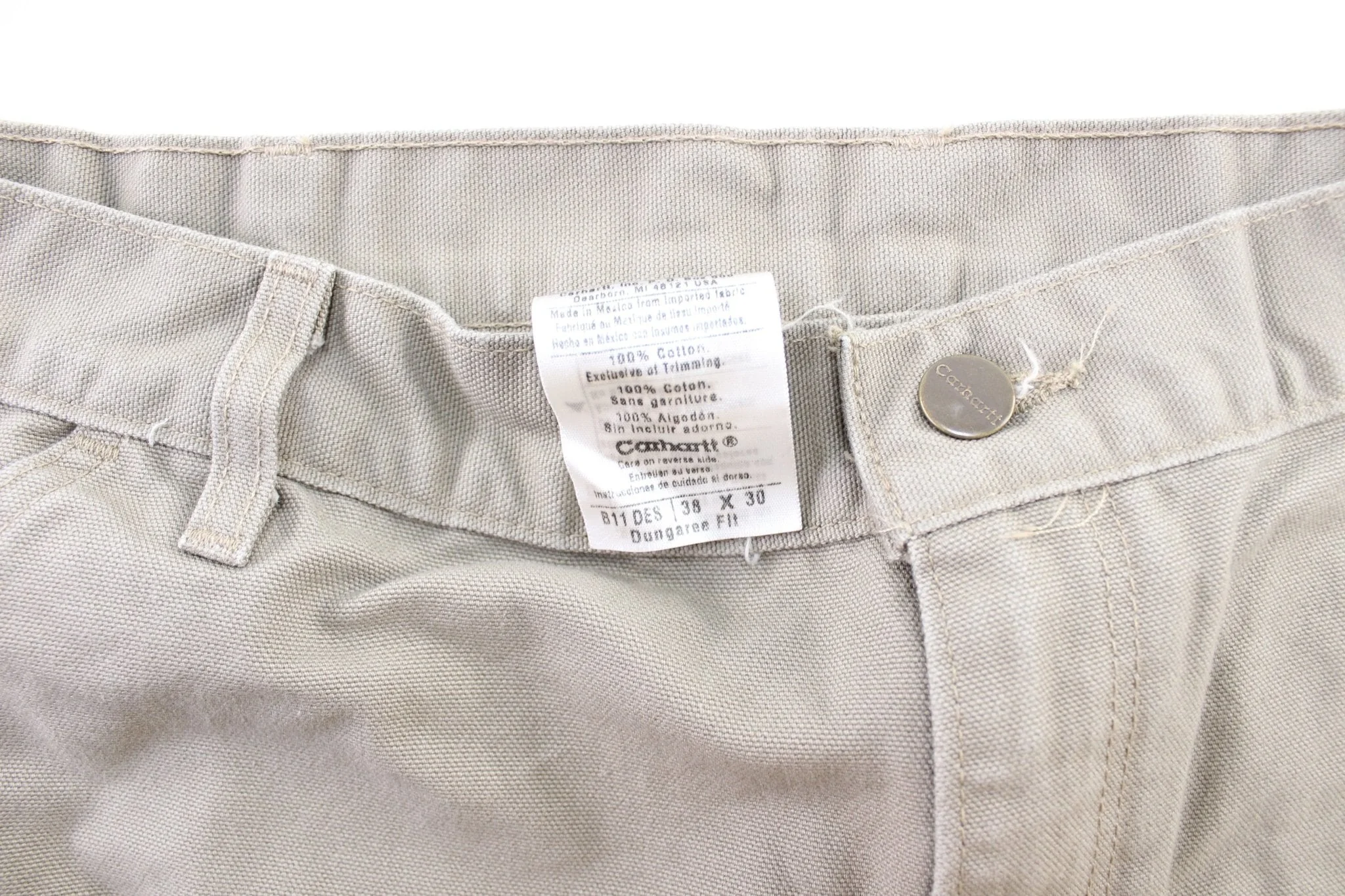 Carhartt Logo Patch Desert Carpenter Pants - Image 3