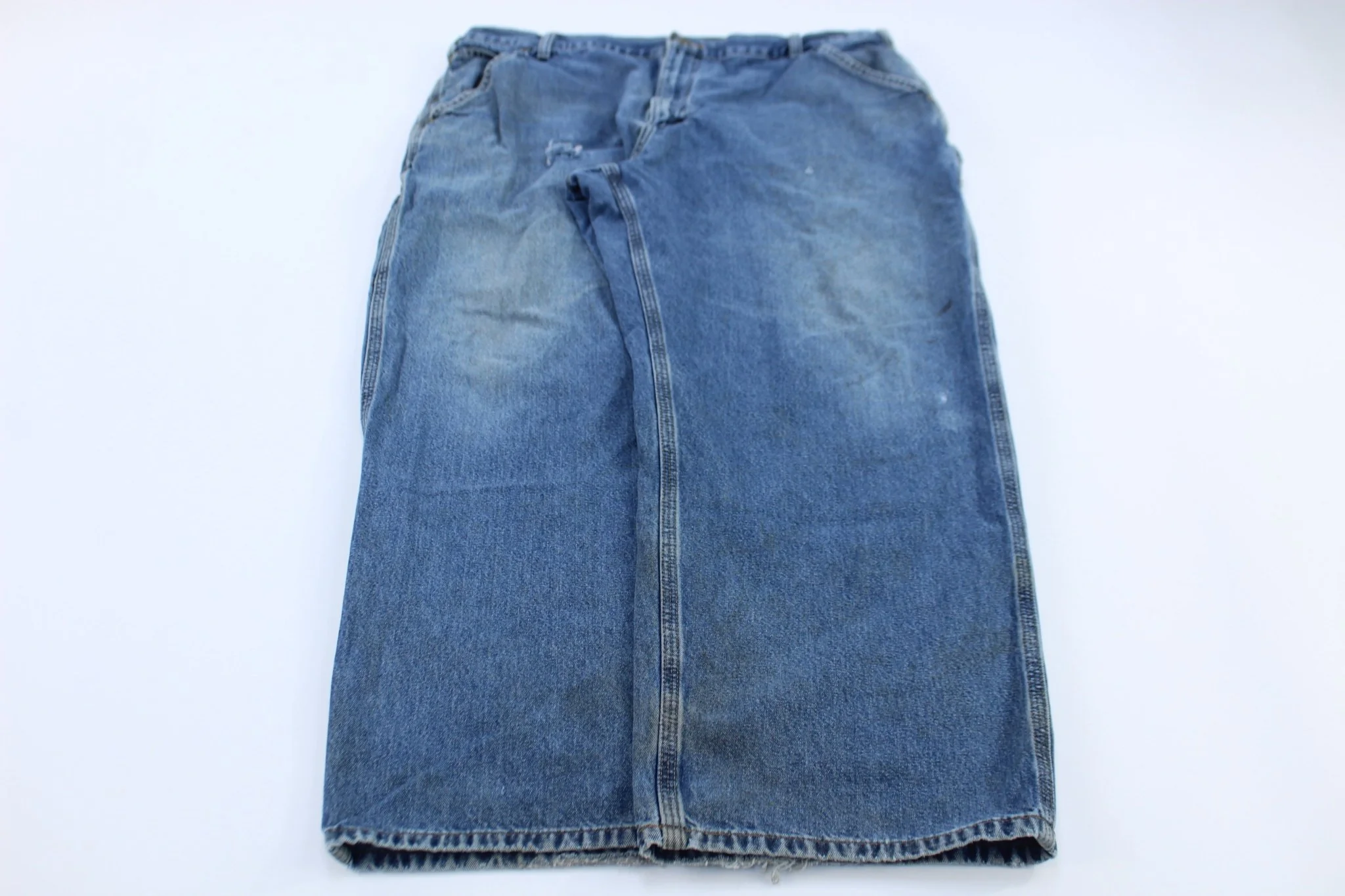 Carhartt Logo Patch Dunagree Fit Denim Jeans