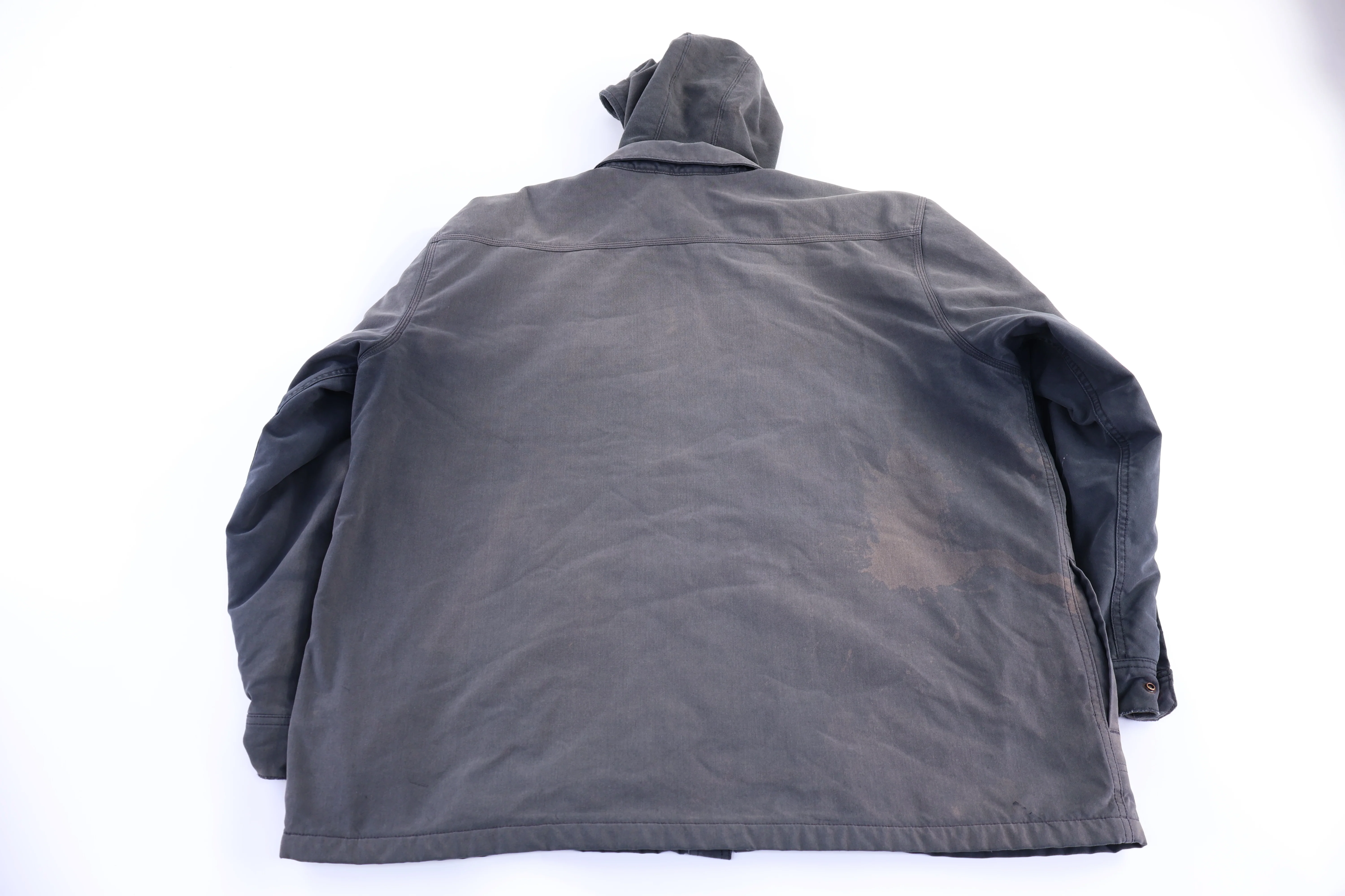 Carhartt Logo Patch Full Snap Hooded Jacket - Image 2