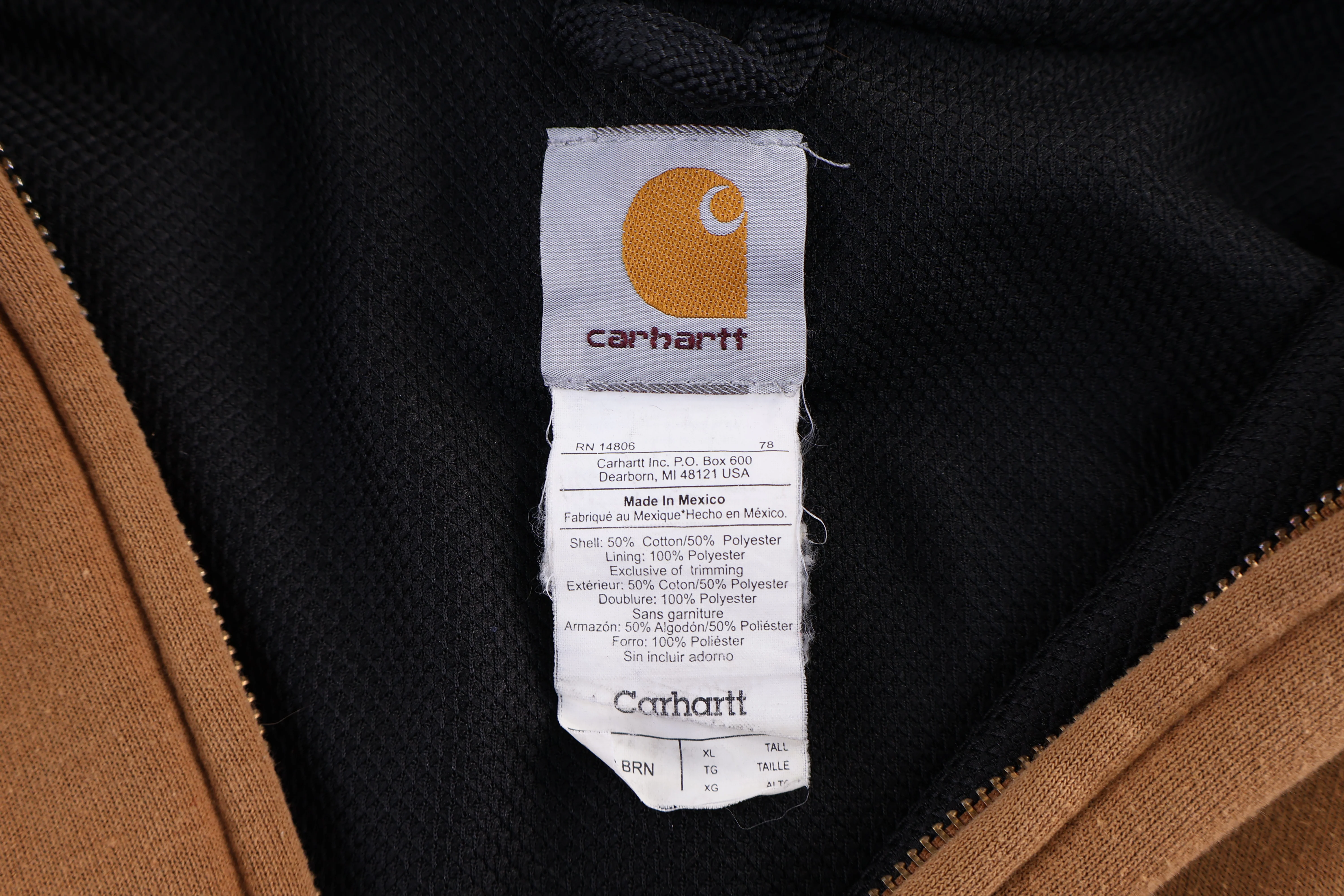 Carhartt Logo Patch Full Zip Jacket - Image 4