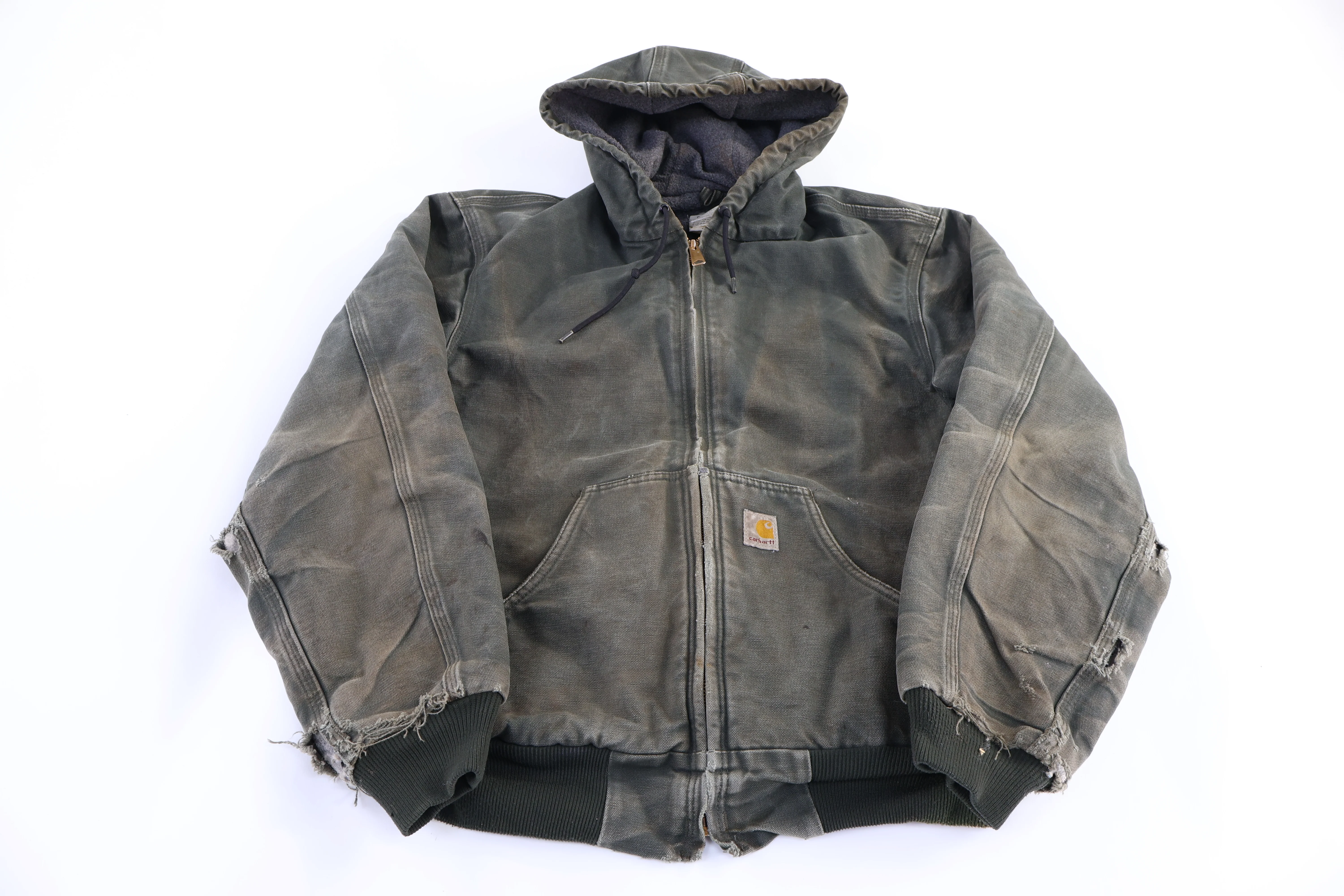 Carhartt Logo Patch Full Zip Jacket - Image 2