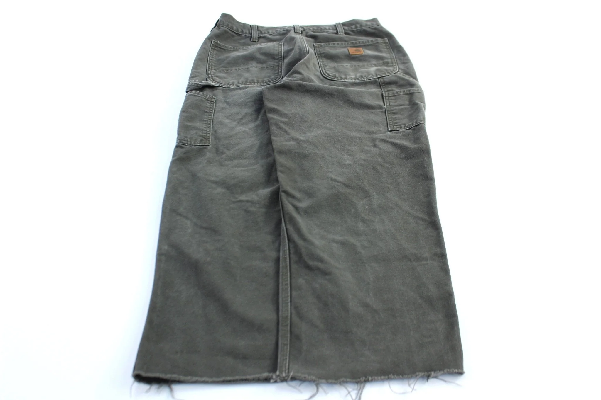 Carhartt Logo Patch Green Carpenter Pants - Image 2