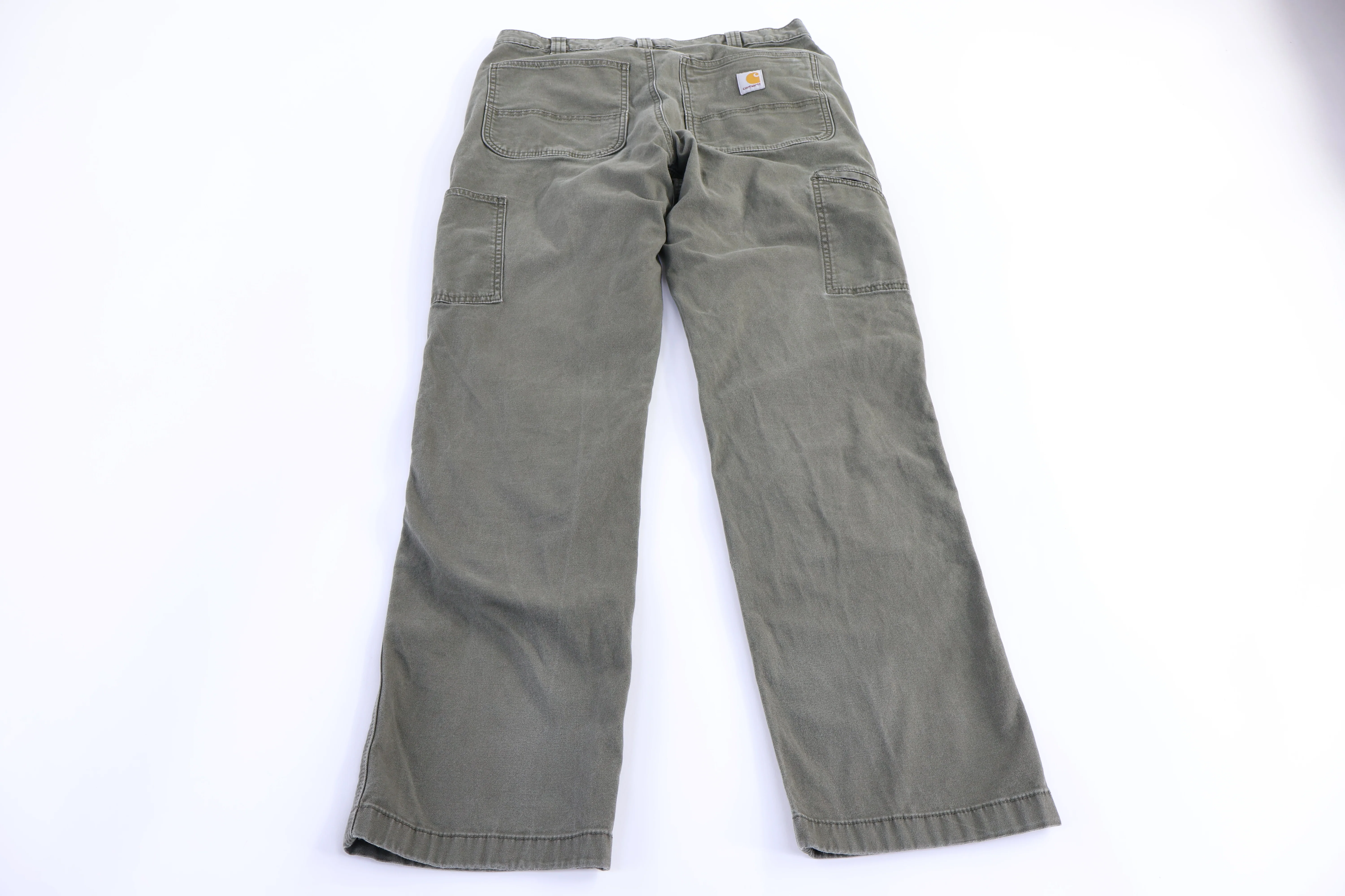 Carhartt Logo Patch Green Double Knee Pants