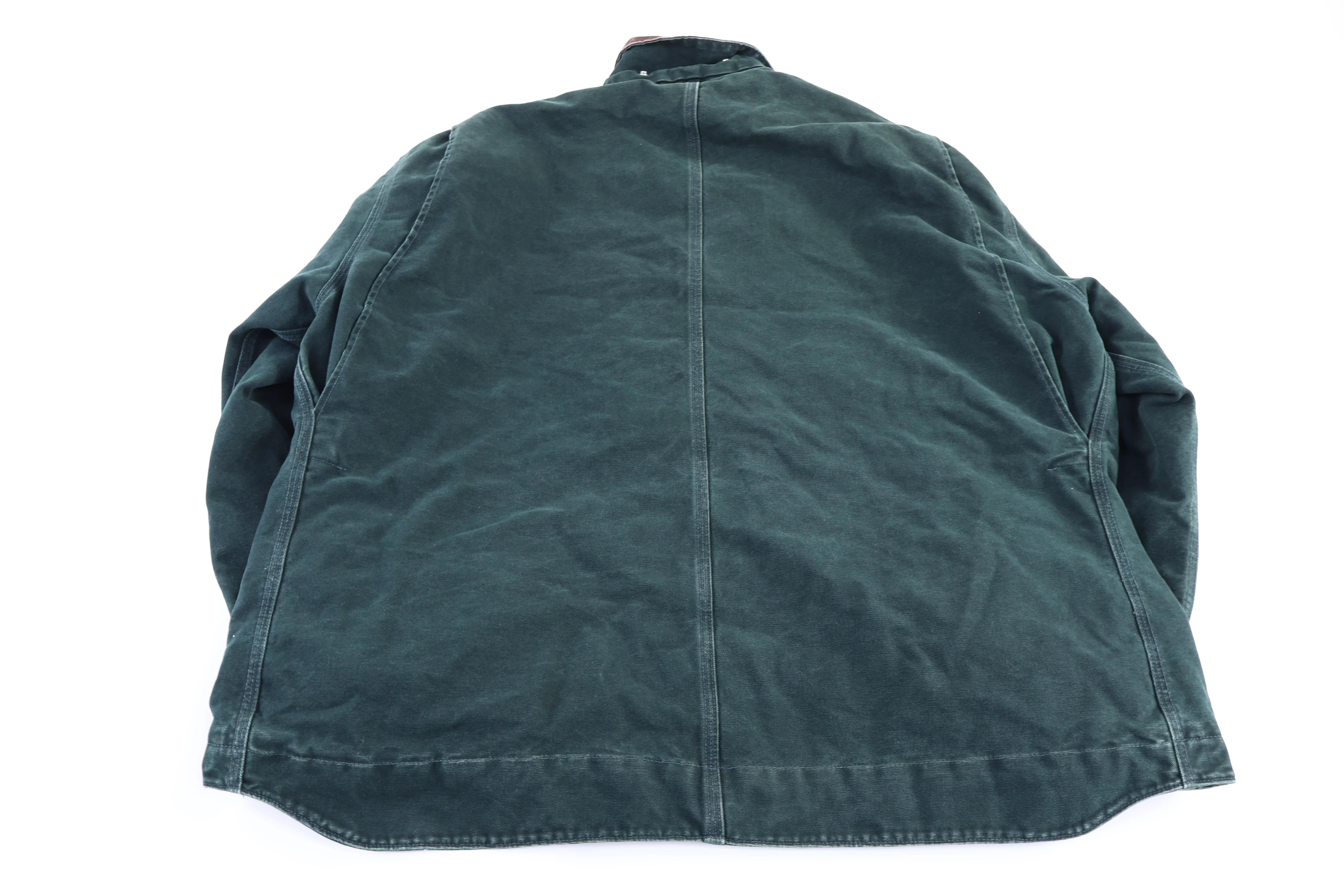 Carhartt Logo Patch Green Full Zip Jacket - Image 2