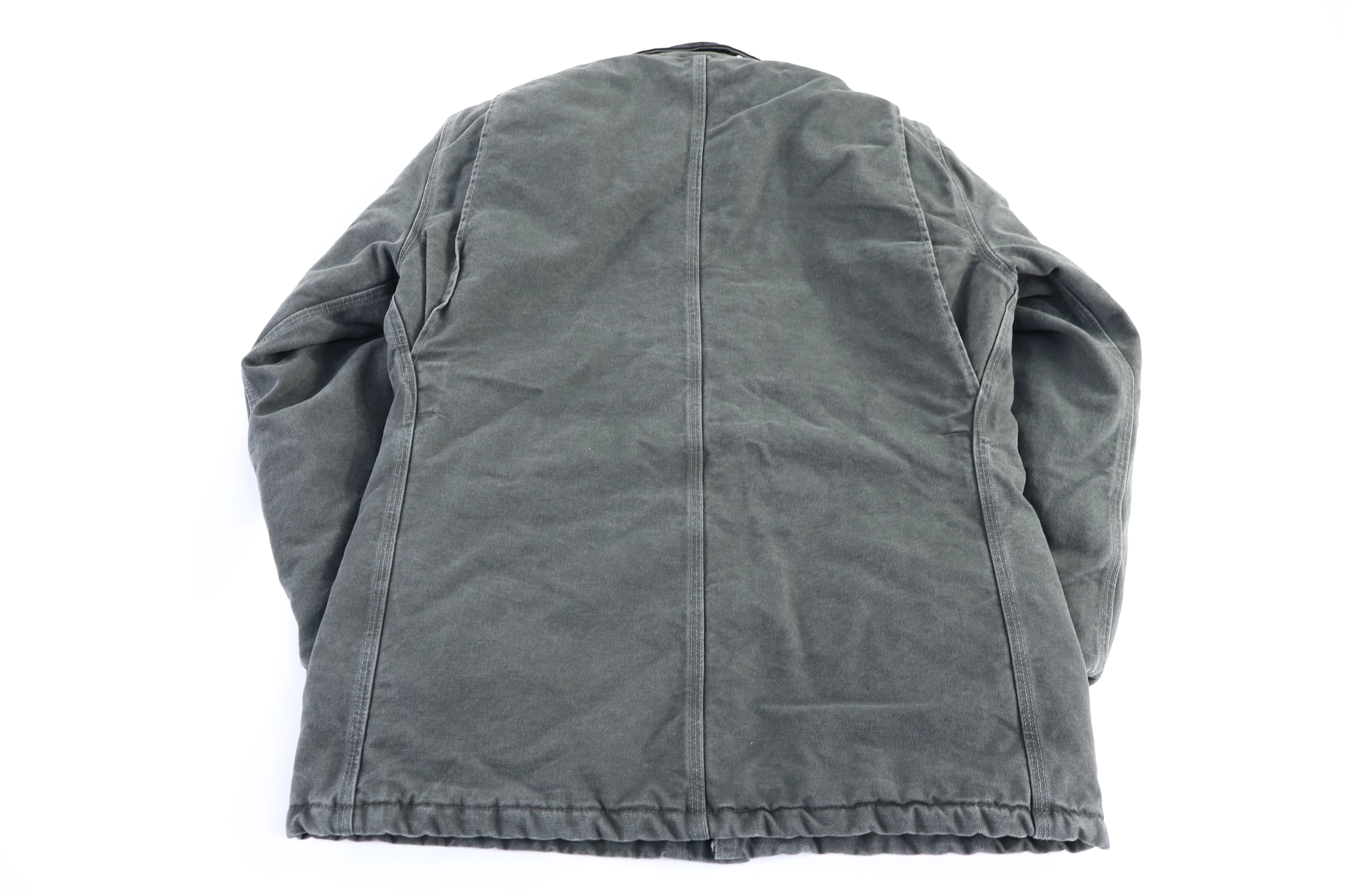 Carhartt Logo Patch Green Full Zip Jacket - Image 2