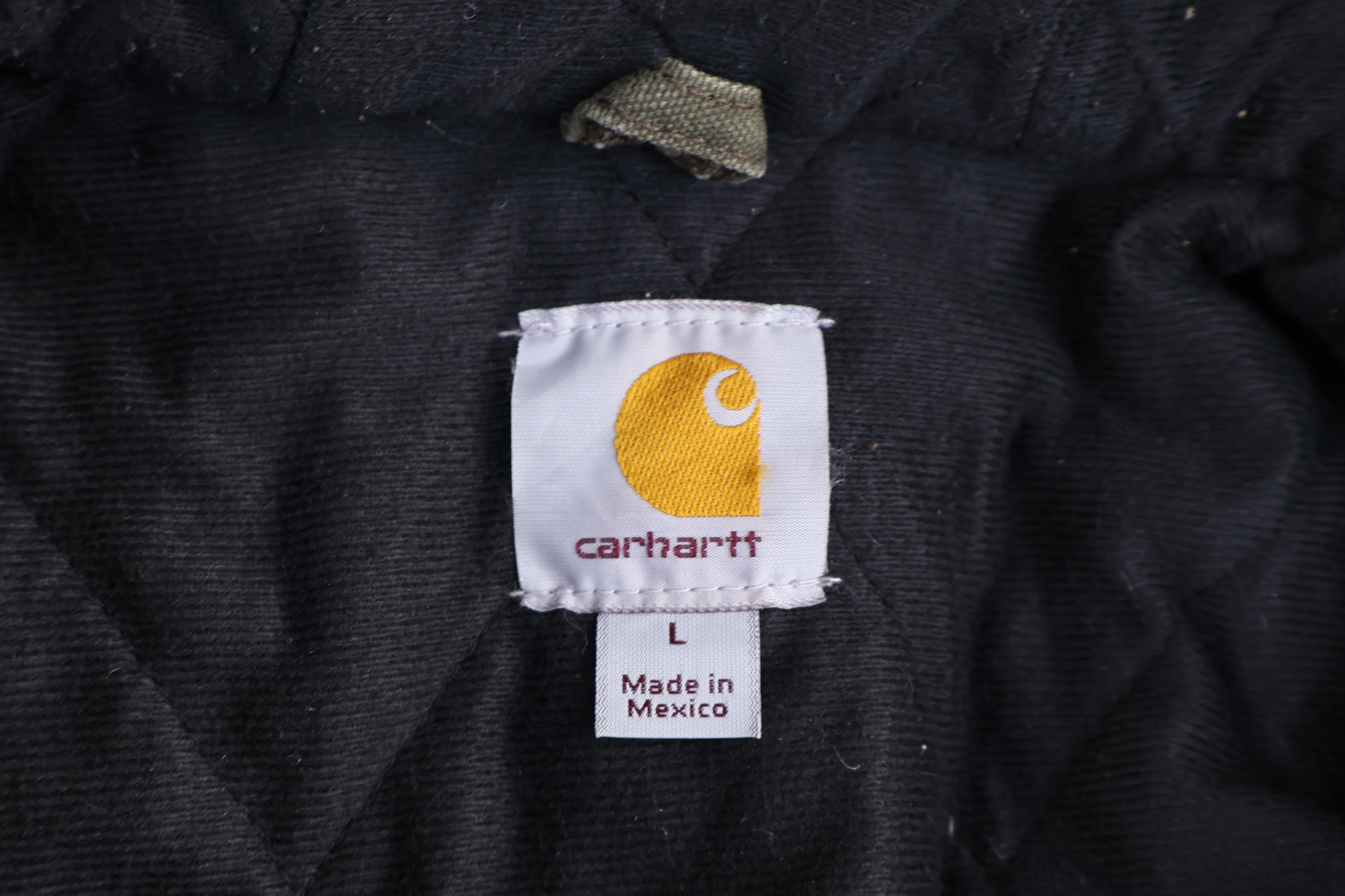 Carhartt Logo Patch Green Full Zip Jacket - Image 4