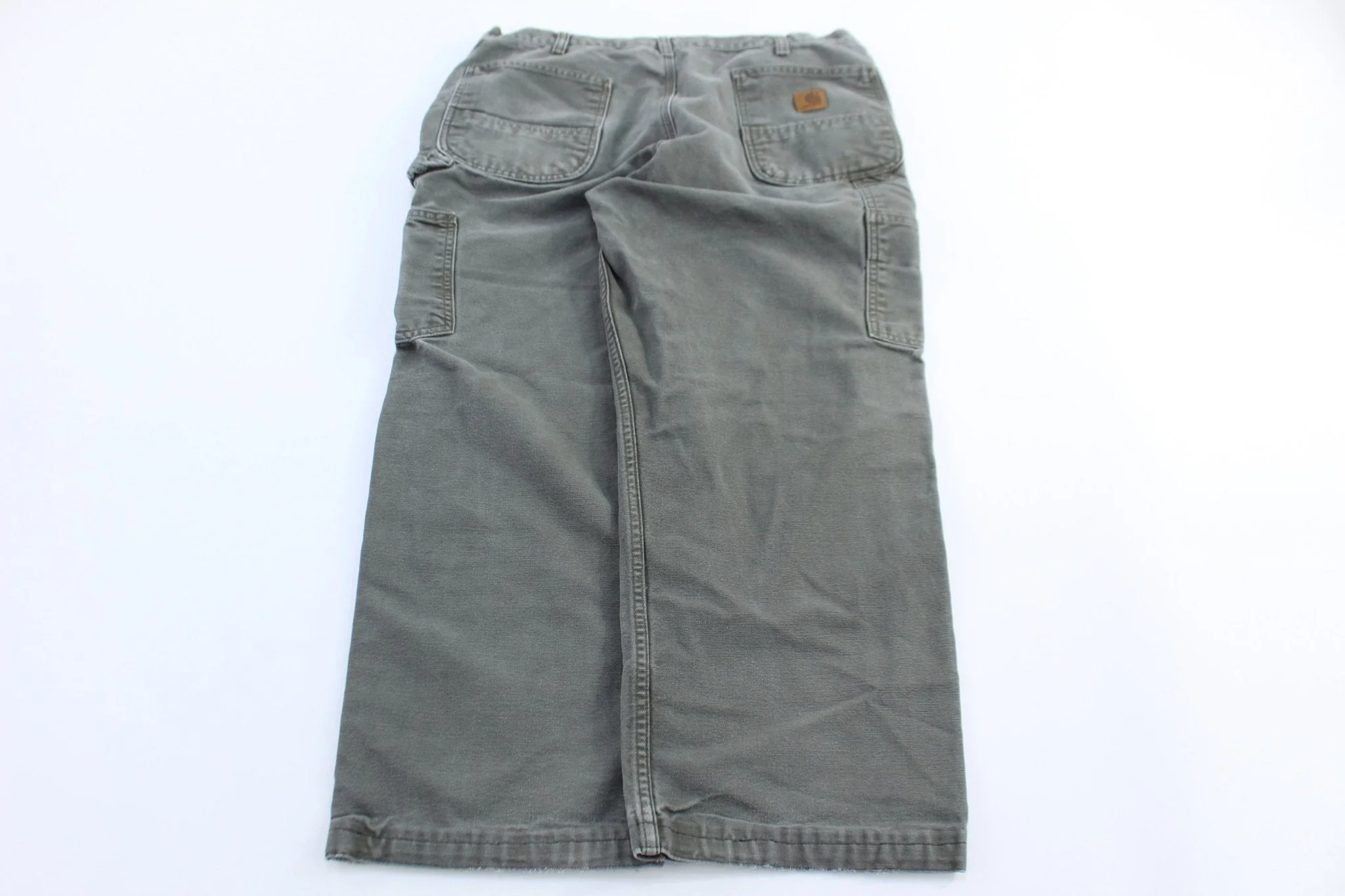 Carhartt Logo Patch Green Pants - Image 2