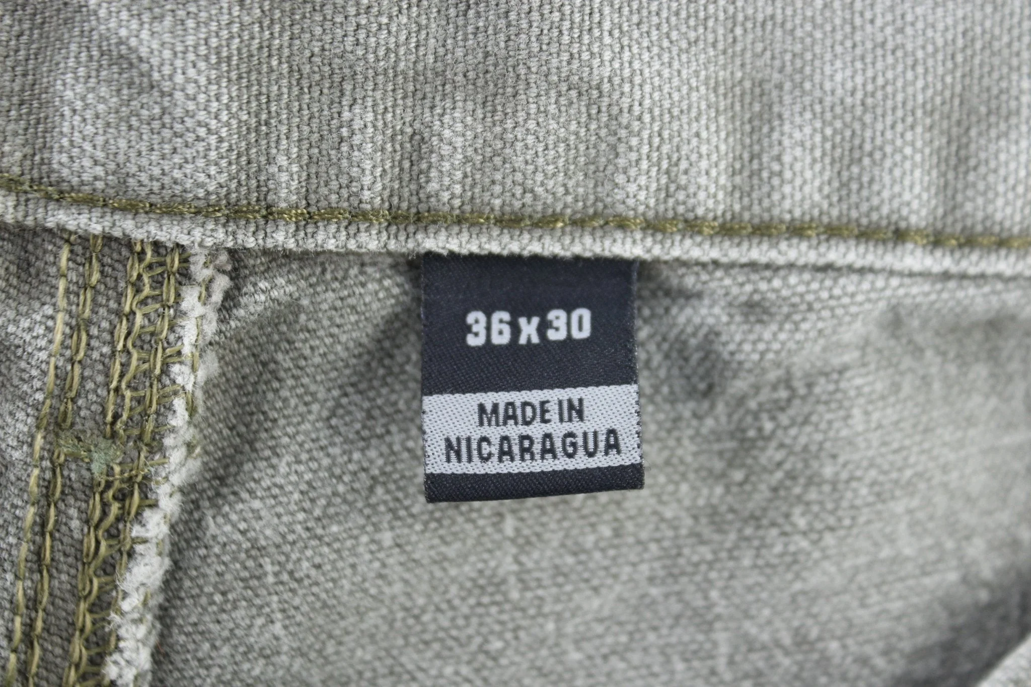 Carhartt Logo Patch Green Pants - Image 3