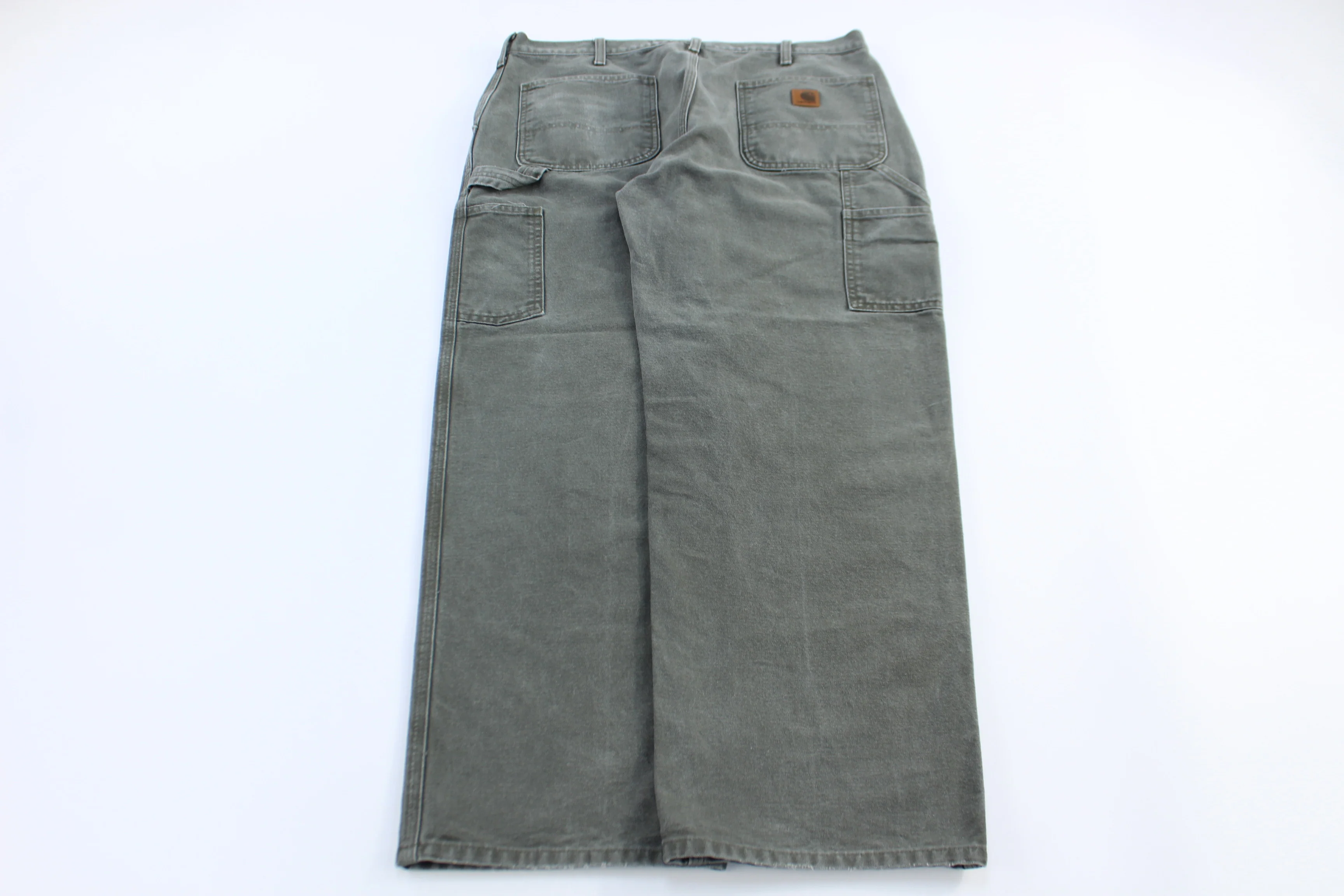 Carhartt Logo Patch Green Pants - Image 2