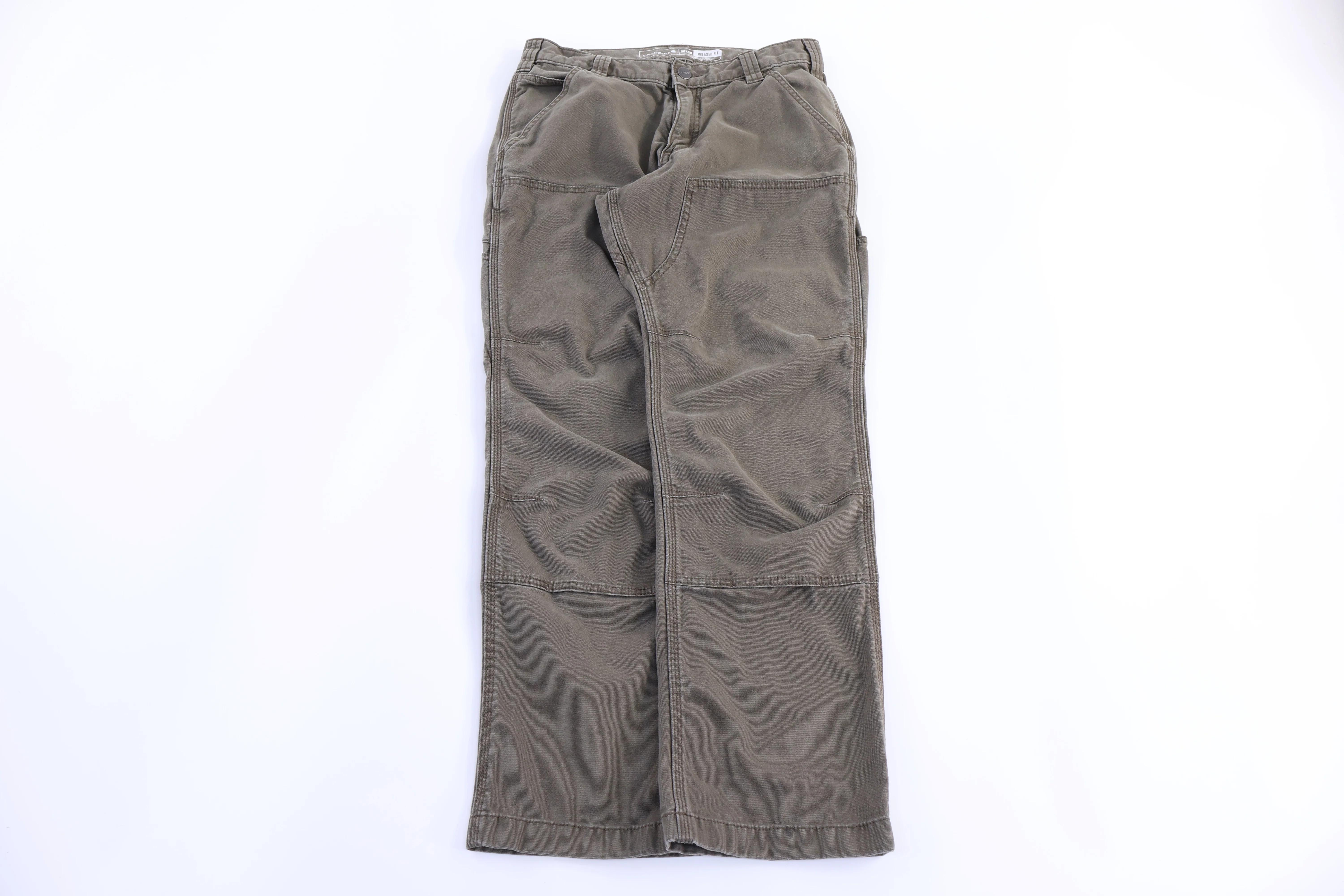 Carhartt Logo Patch Green Pants - Image 2