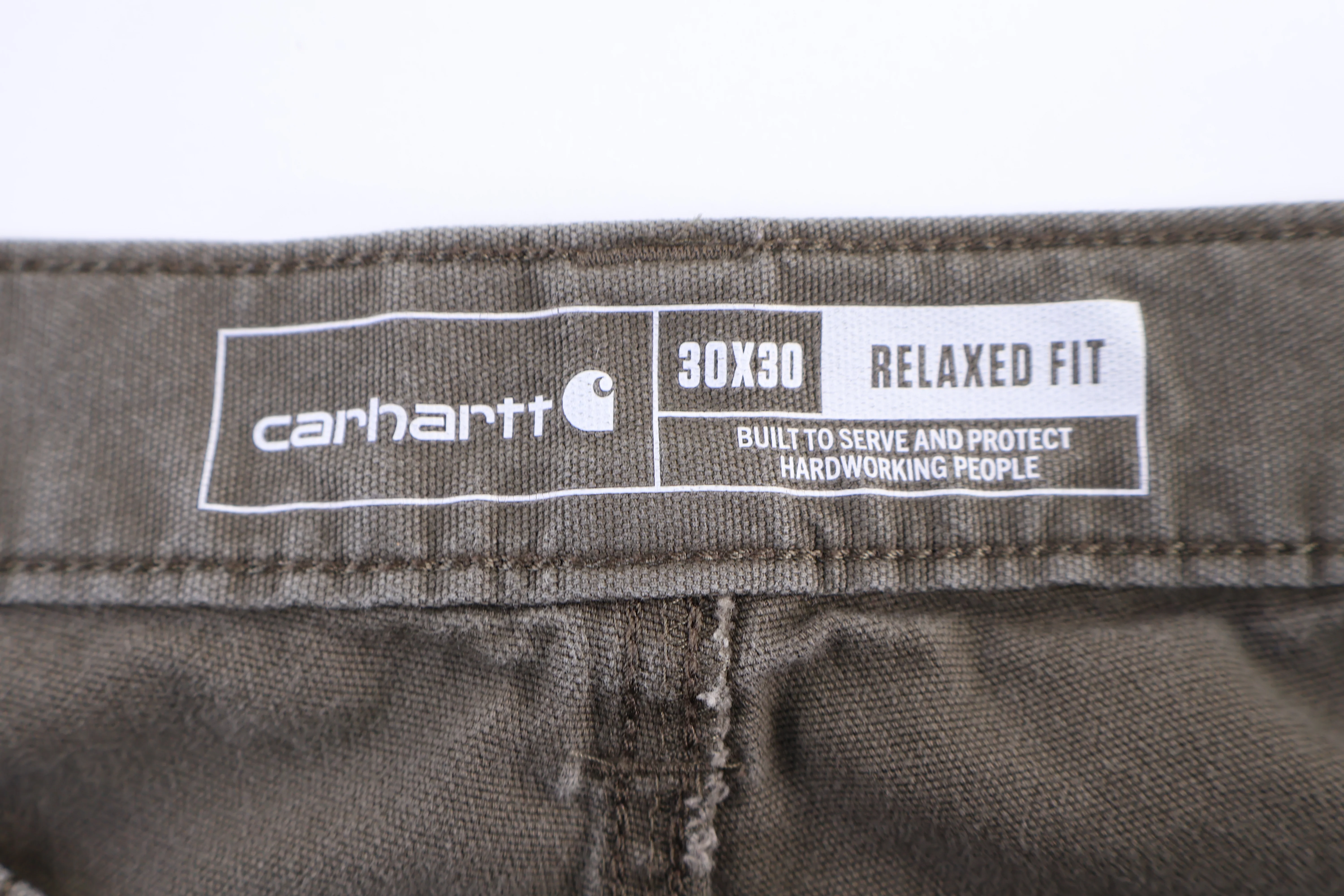 Carhartt Logo Patch Green Pants - Image 3