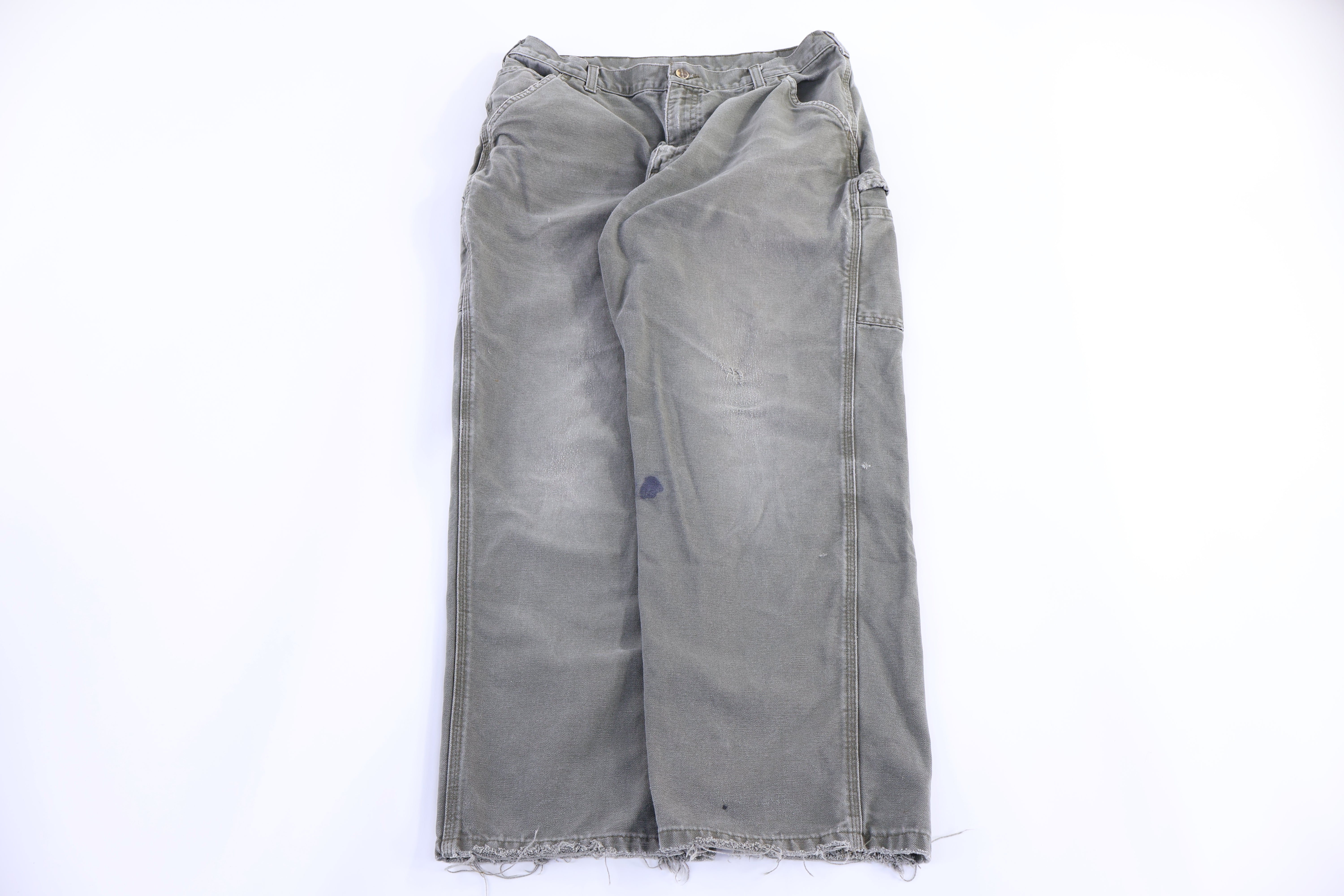 Carhartt Logo Patch Green Pants - Image 2