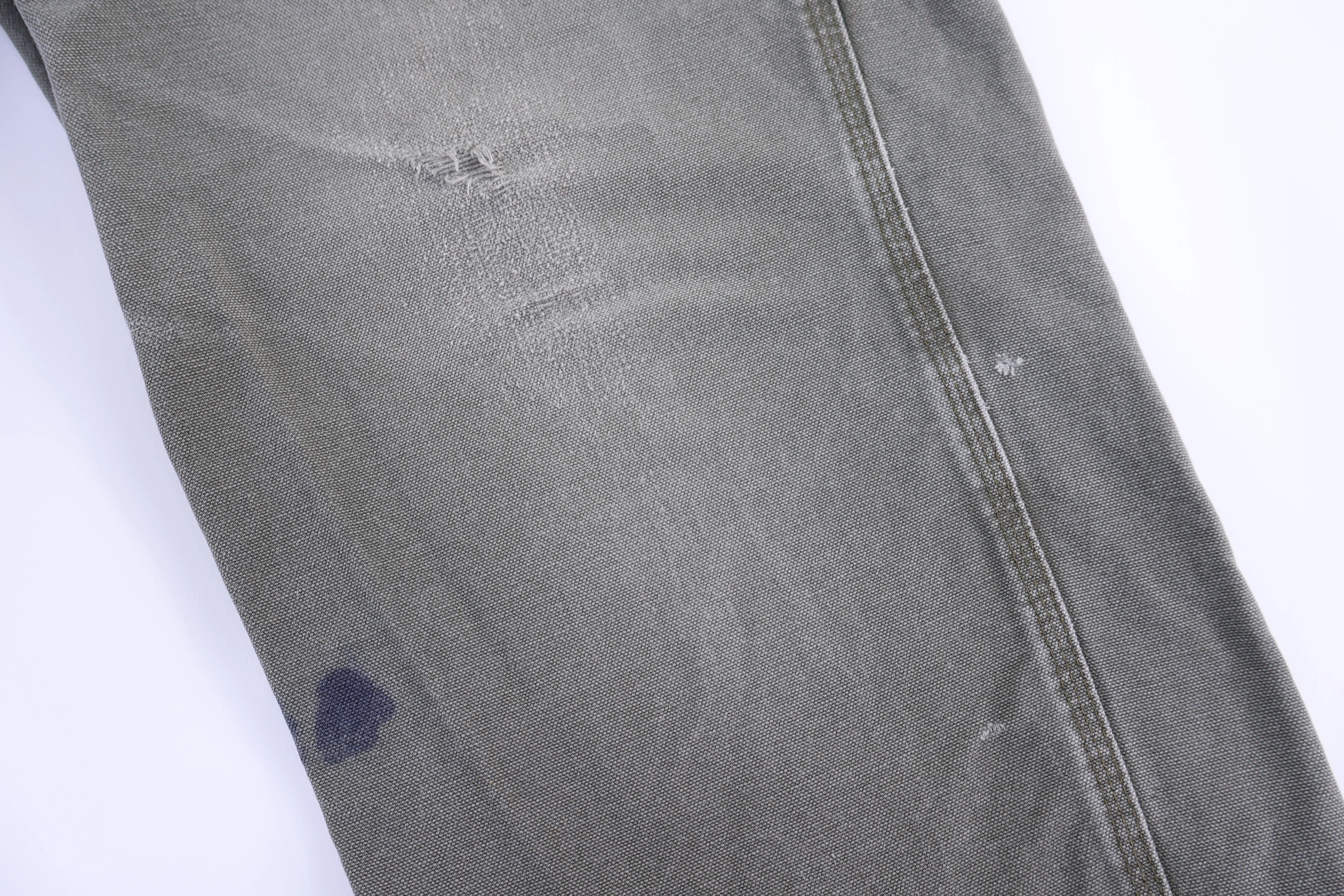 Carhartt Logo Patch Green Pants - Image 3