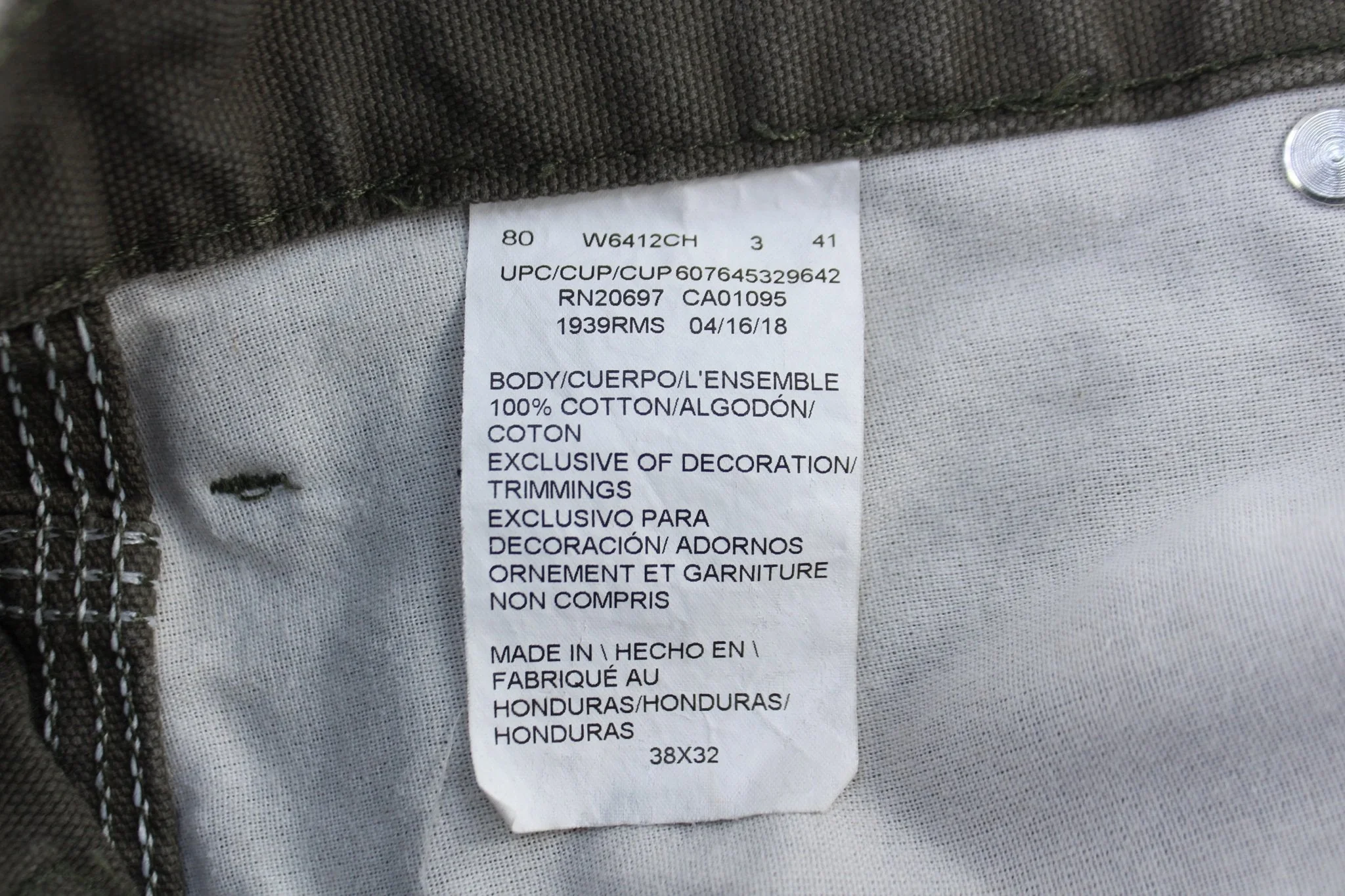 Dickies Logo Patch Green Pants - Image 4