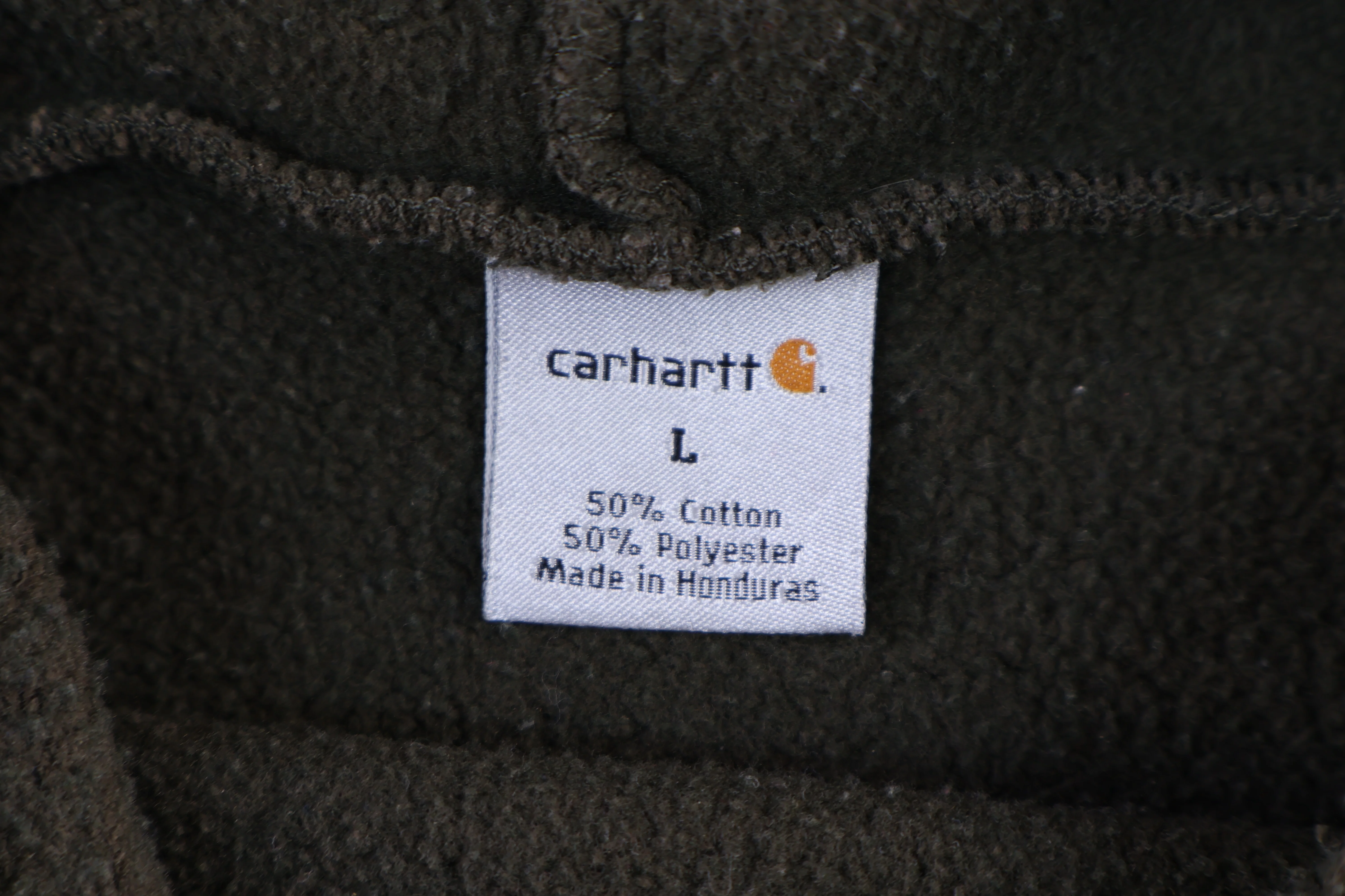 Carhartt Logo Patch Green Pullover Hoodie - Image 4
