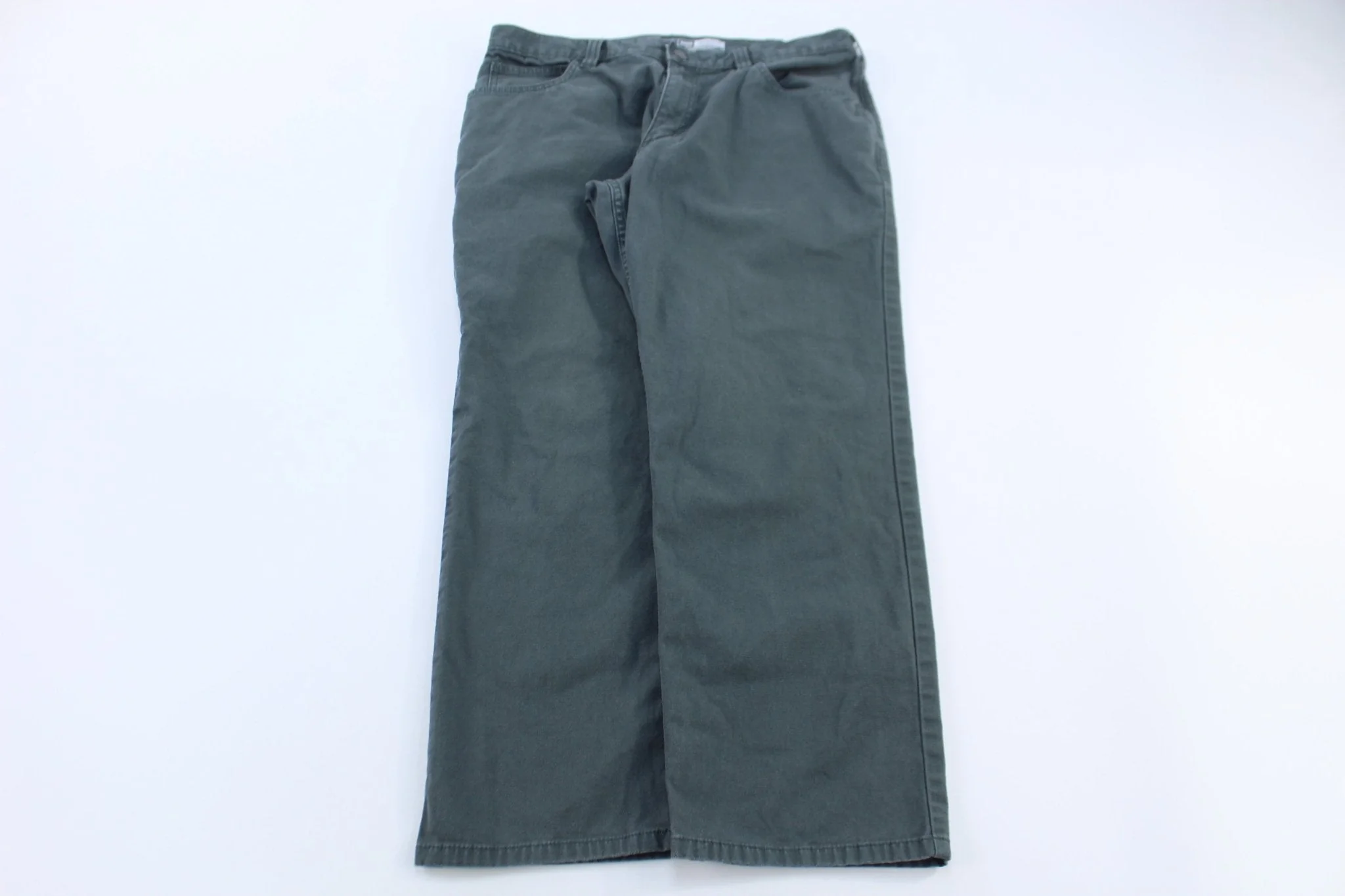 Carhartt Logo Patch Green Relaxed Fit Pants - Image 2
