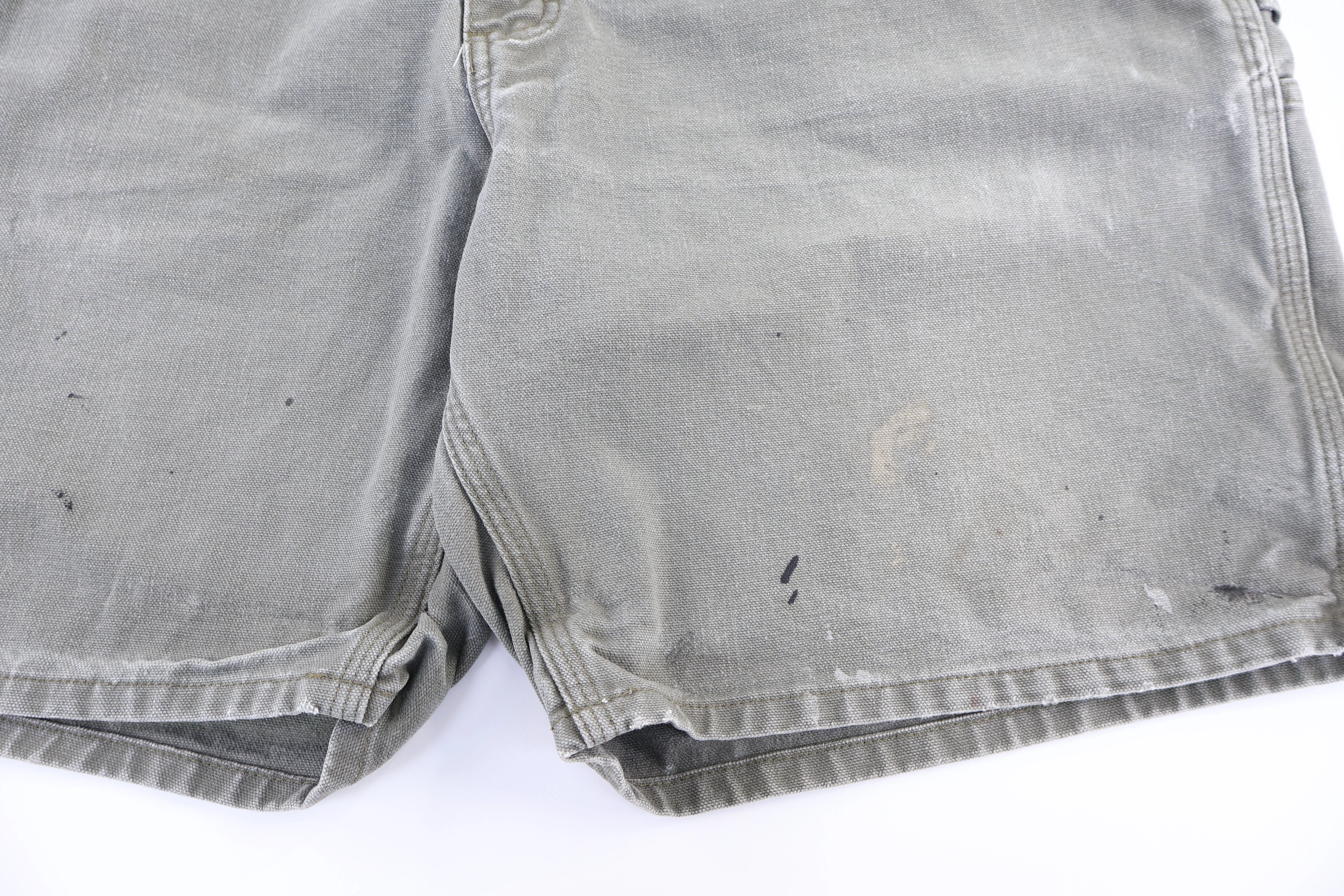 Carhartt Logo Patch Green Shorts - Image 3