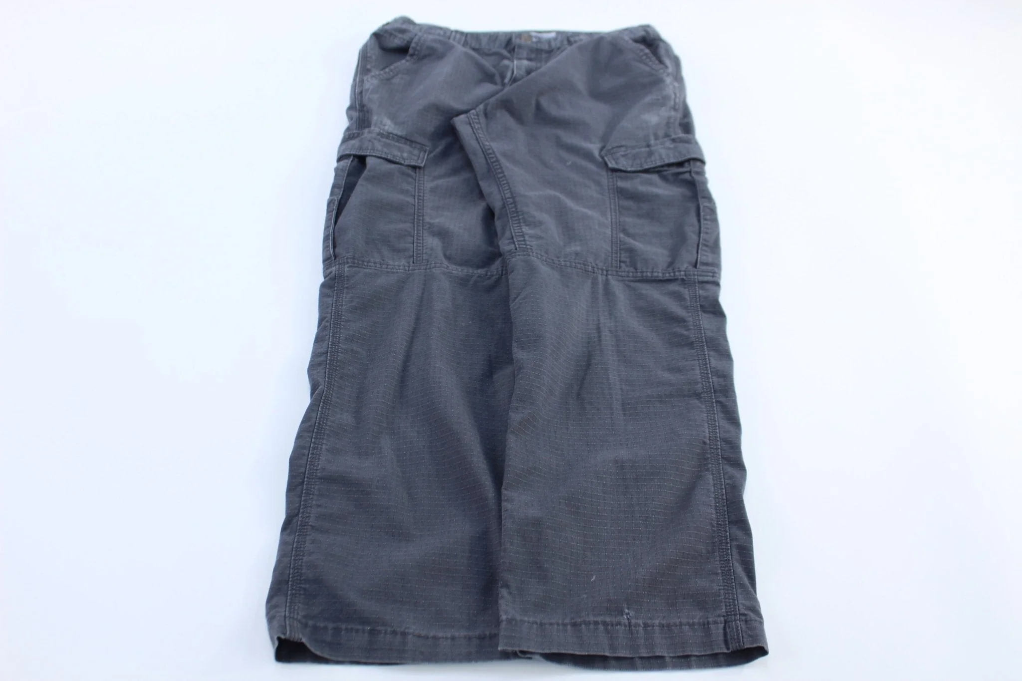 Carhartt Logo Patch Grey Cargo Pants - Image 2