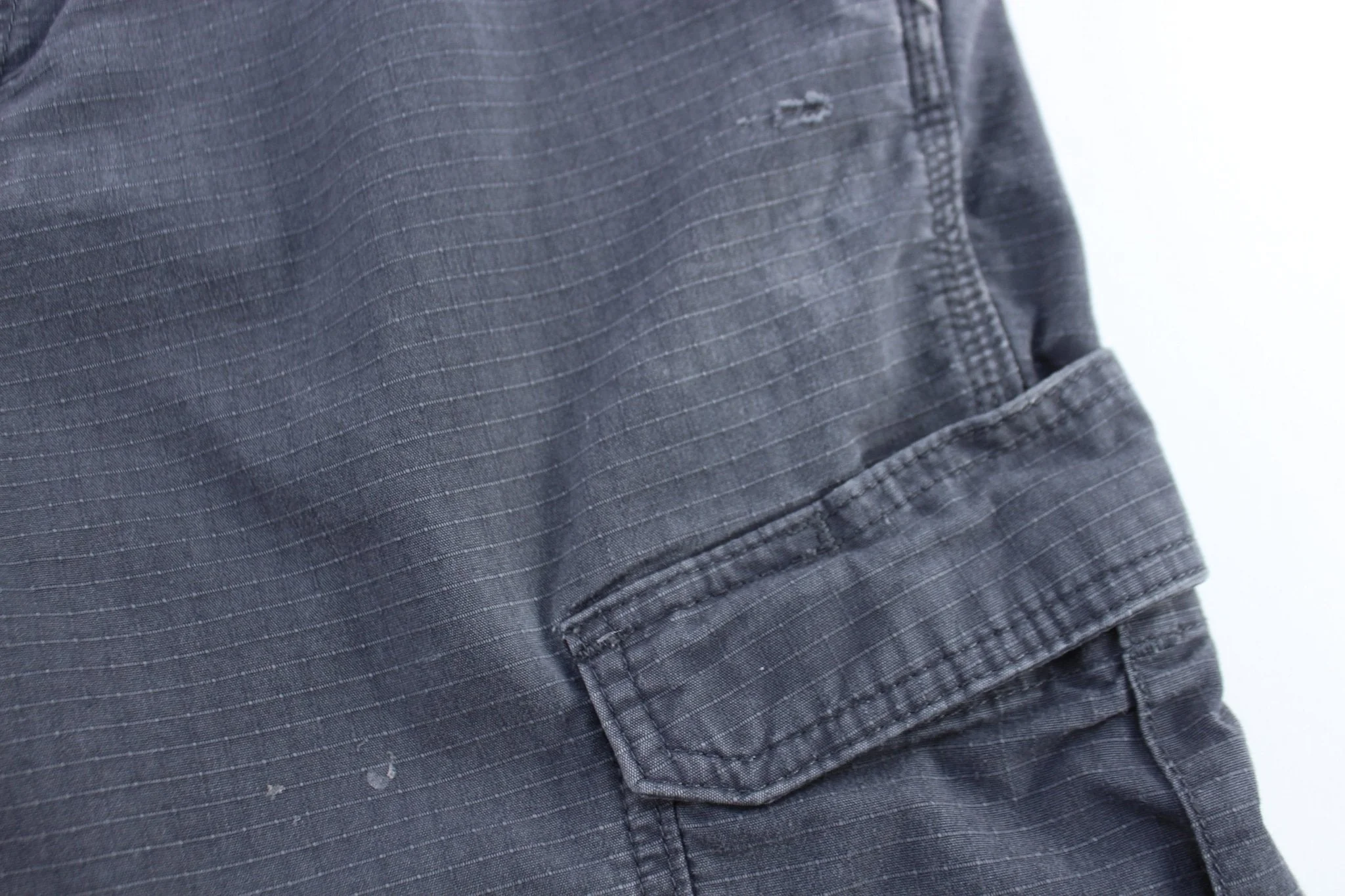 Carhartt Logo Patch Grey Cargo Pants - Image 3