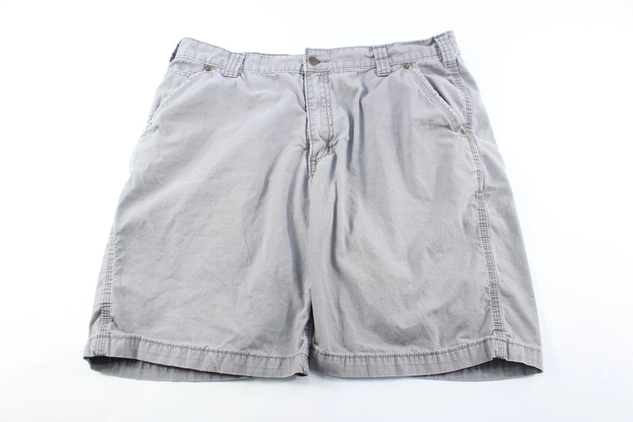 Carhartt Logo Patch Grey Cargo Shorts